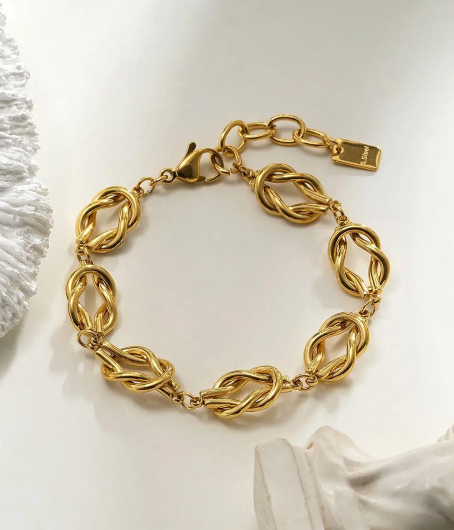 Bracelet Torsadé Doré