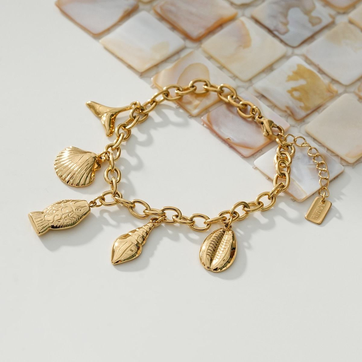 Bracelet "Trésor Marin" en Acier Inoxydable