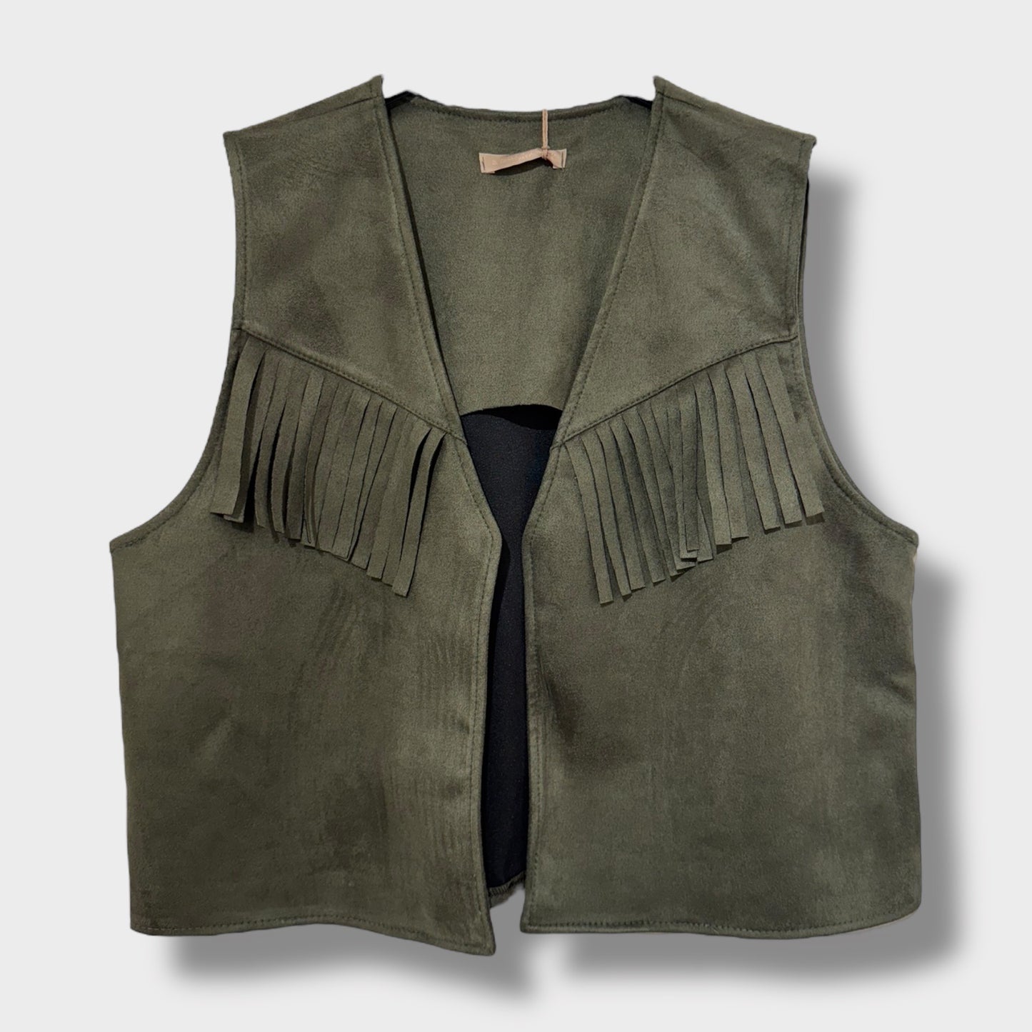 Gilet Franges Bohème