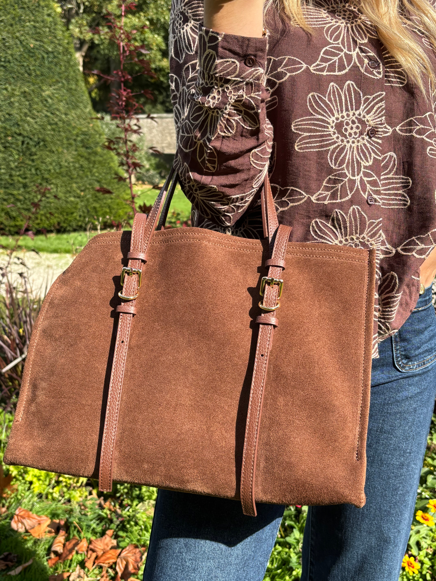 Cabas Cuir avec Trousse