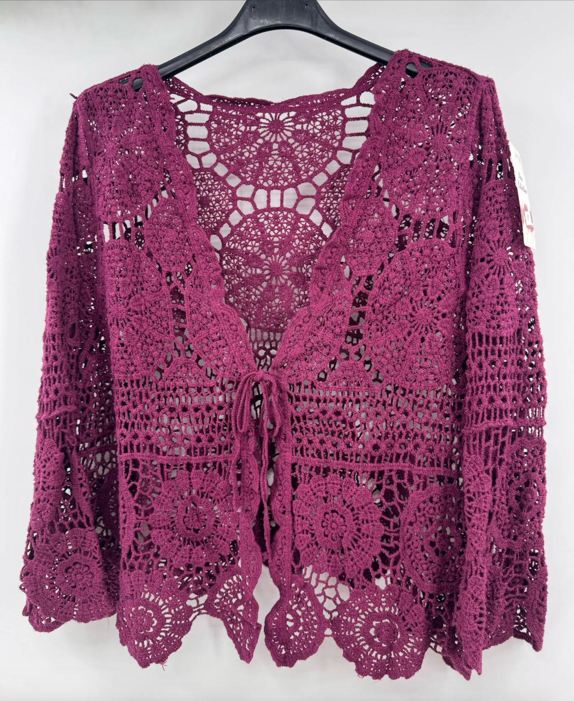 Gilet Crochet à Nouer
