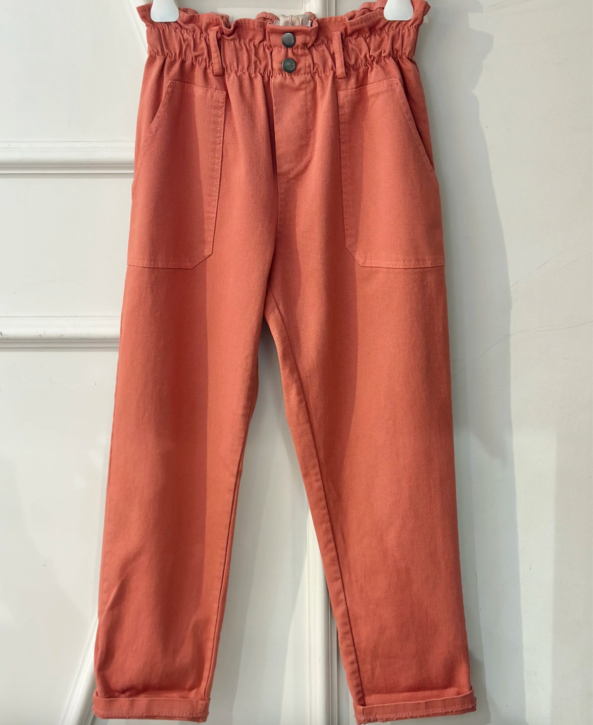 Pantalon Poches Plaquées
