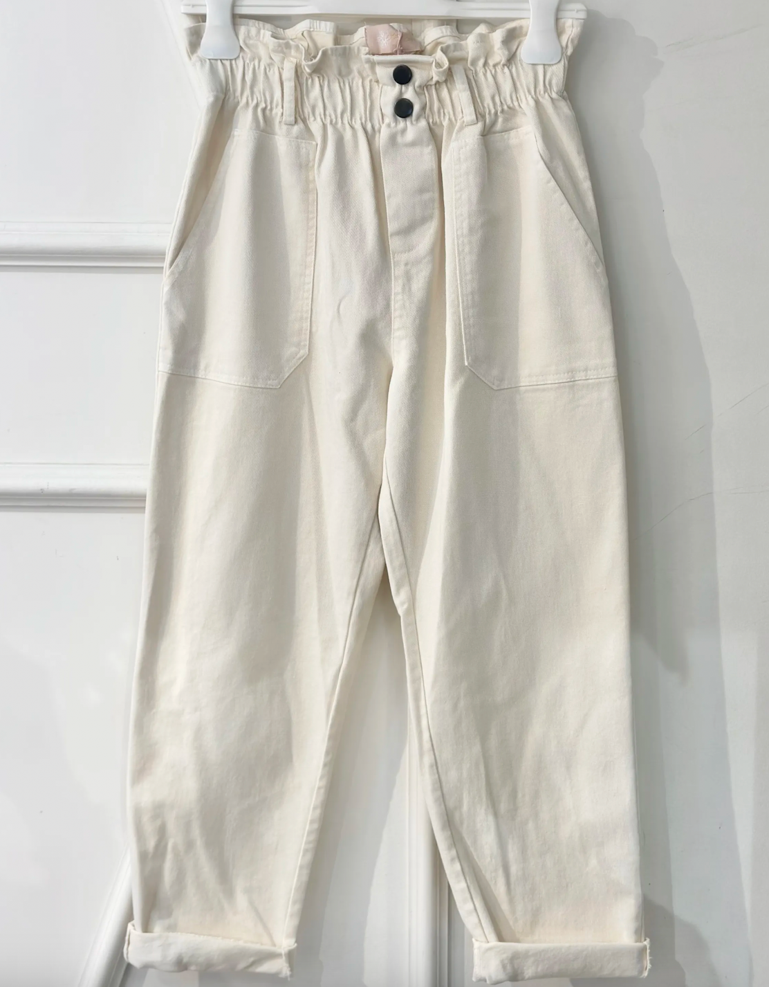 Pantalon Poches Plaquées