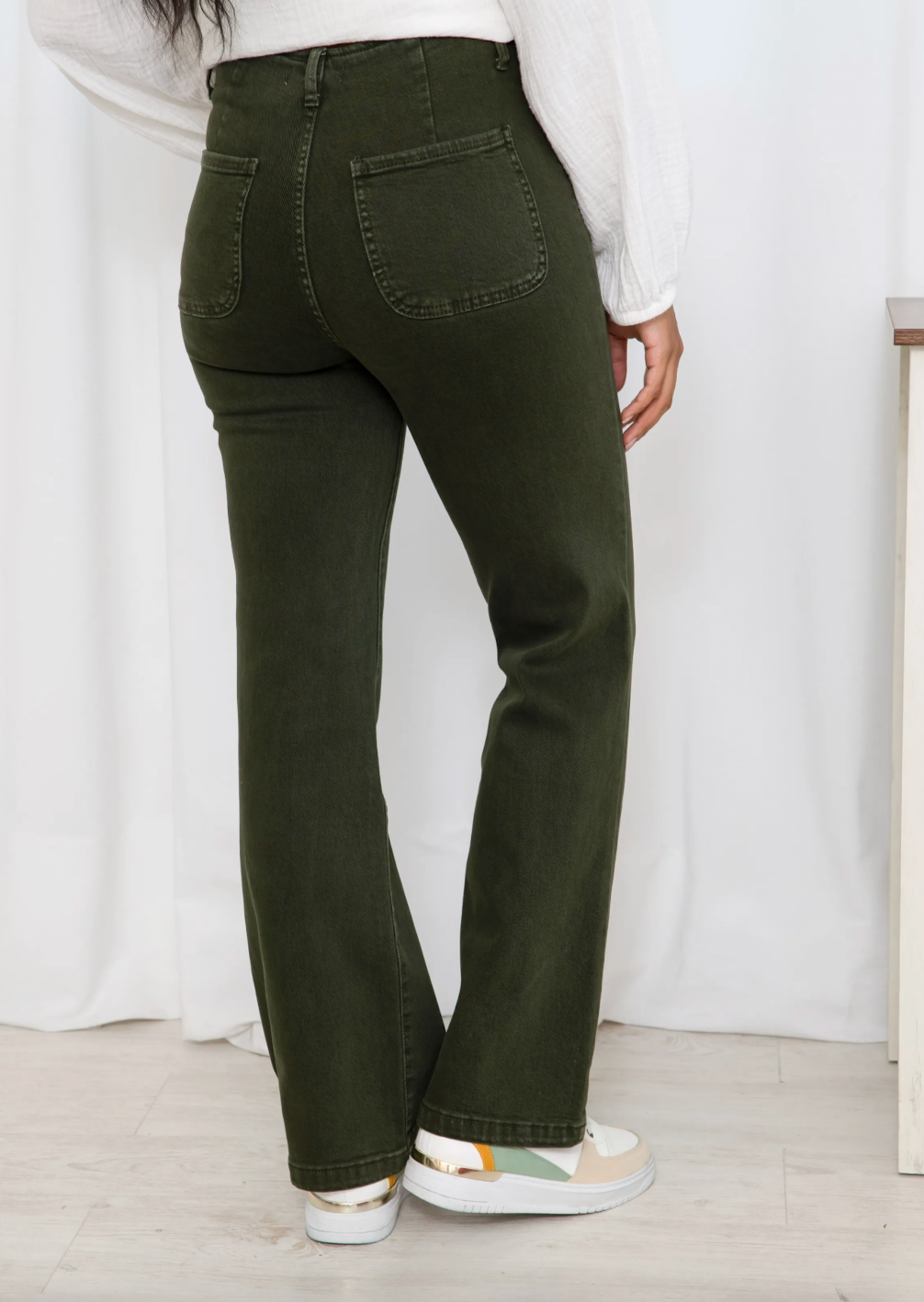 Jean Boutonné Wide Leg
