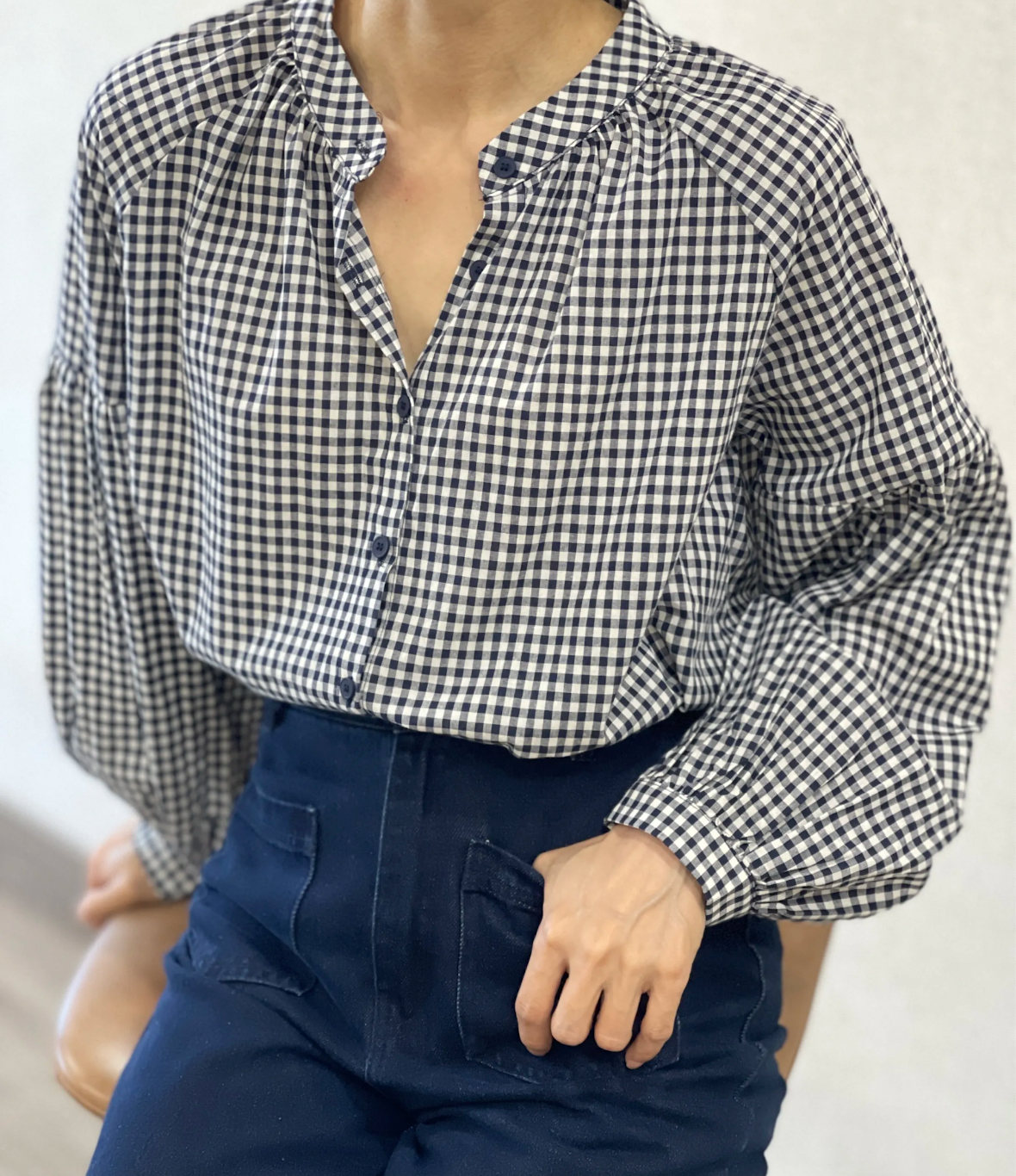 Chemise à Carreaux Rétro