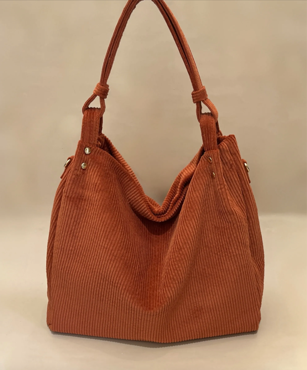 Sac Velours Côtelé