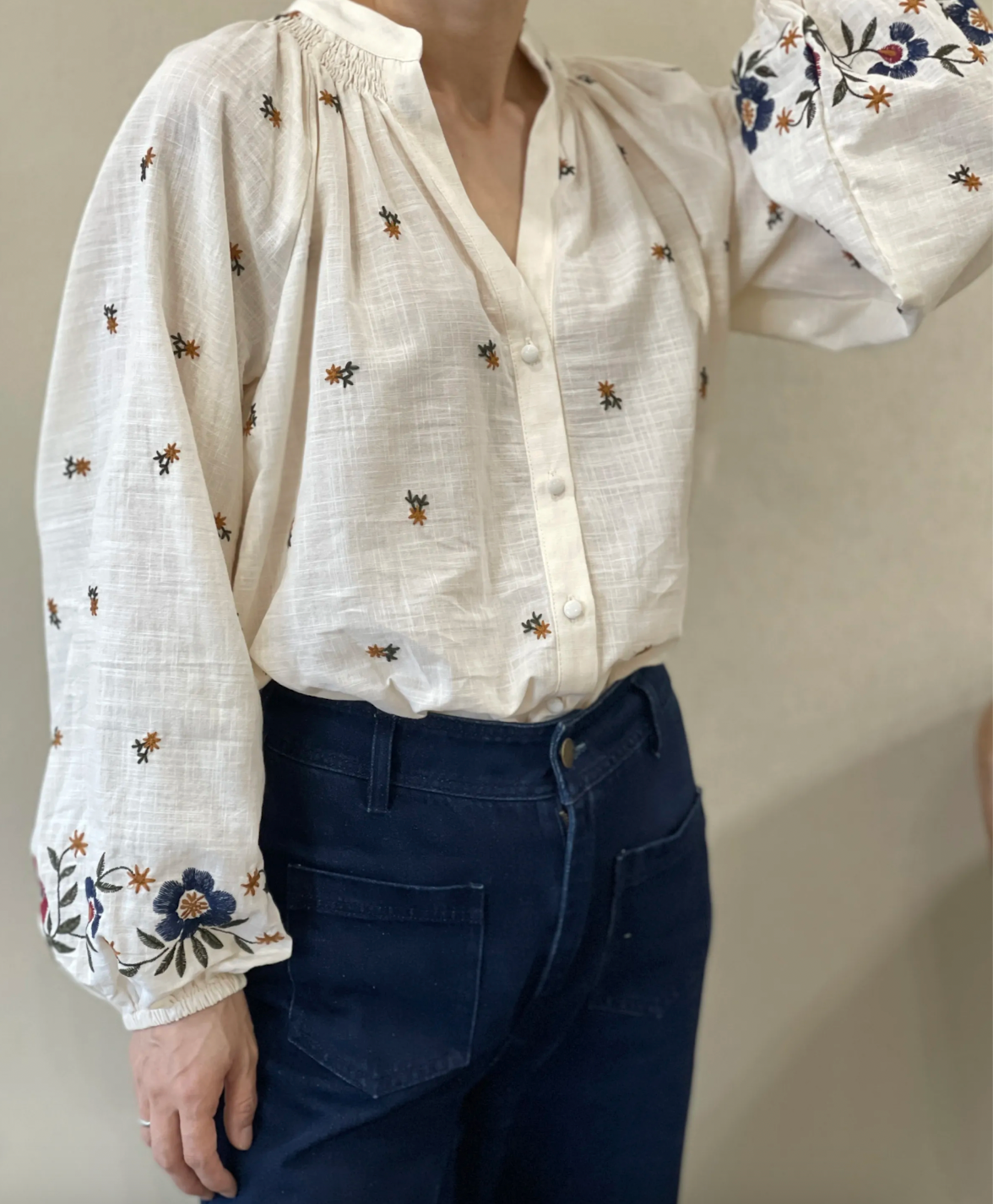Chemise Élégante Brodée