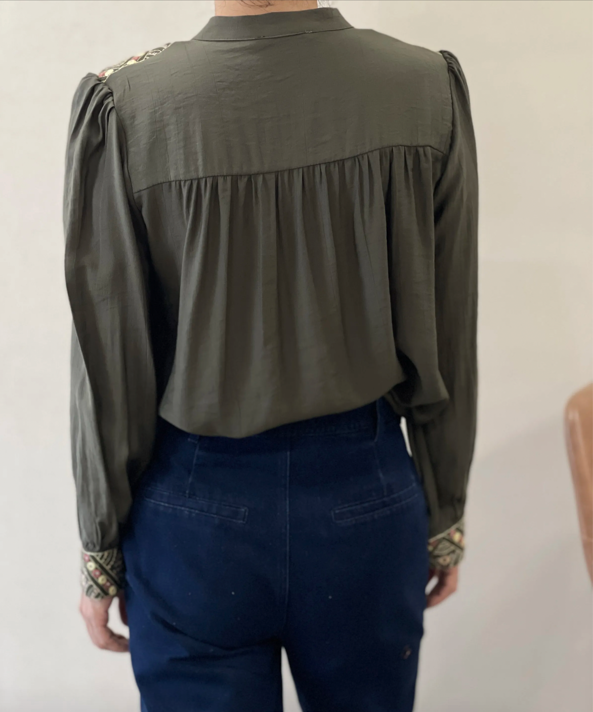 Blouse Bohème Kaki