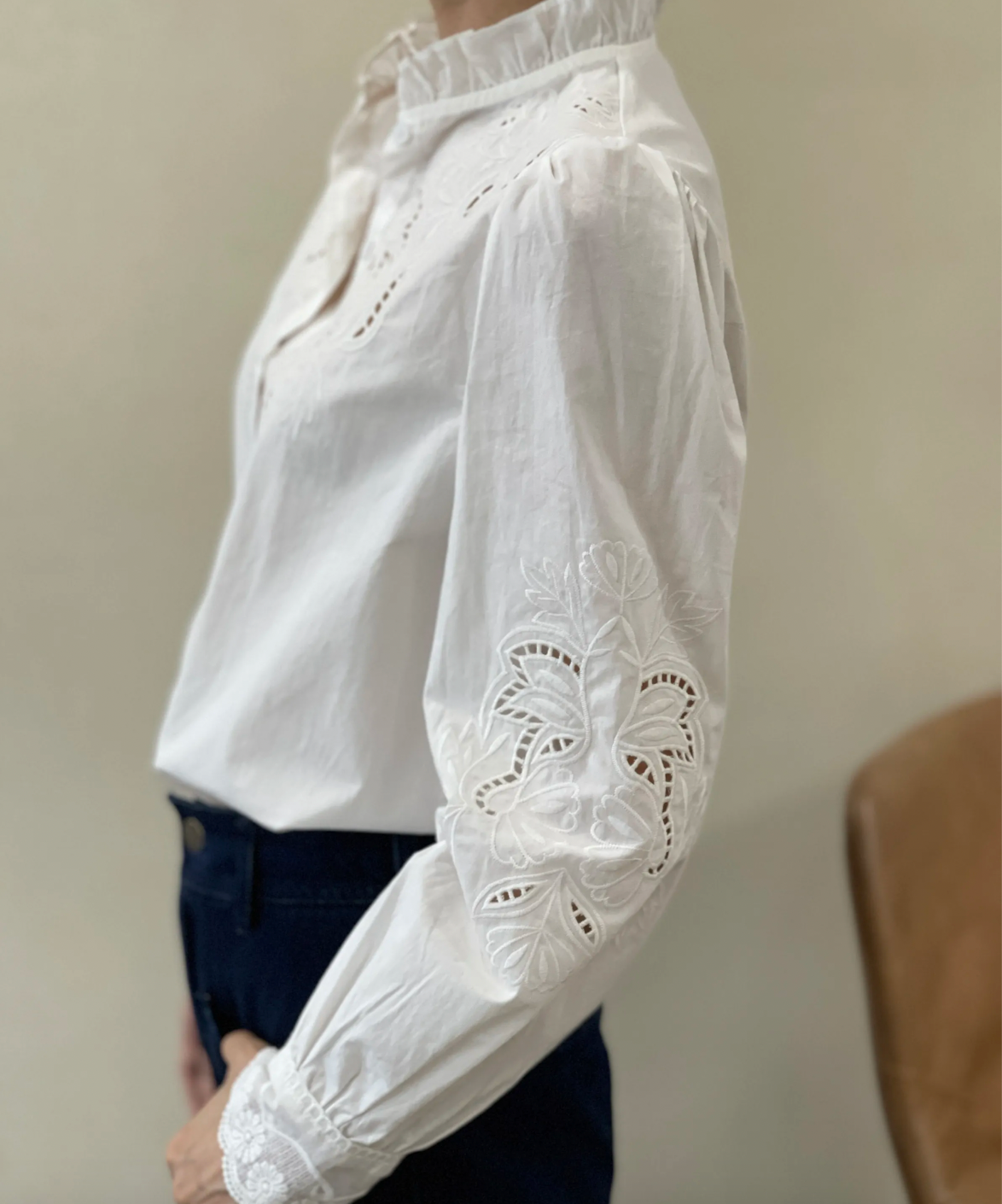 Chemise Bohème Broderie Anglaise
