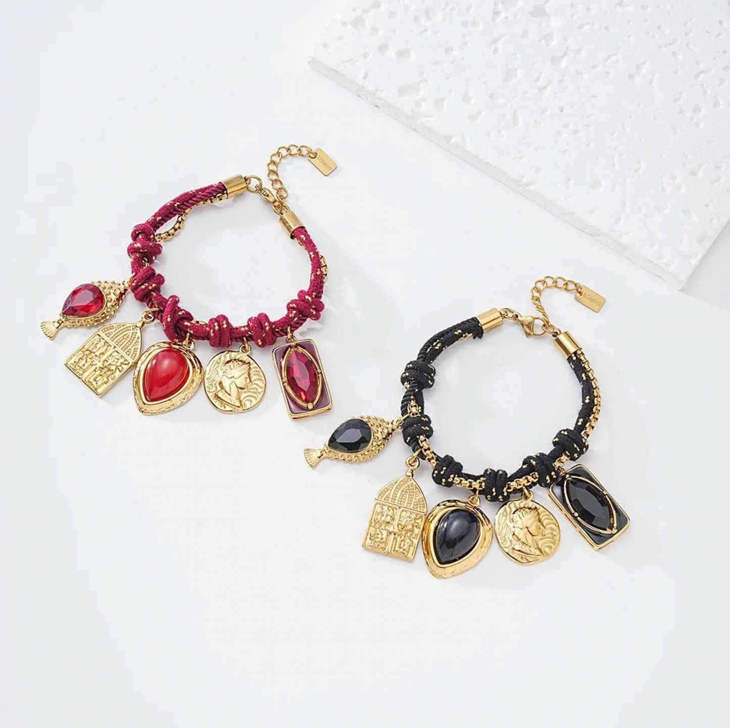 Bracelet Pendentifs Dorés