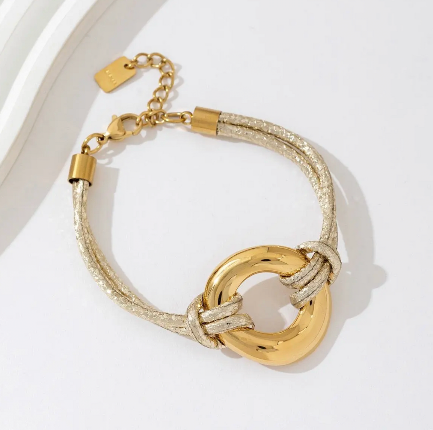 Bracelet Cordon Doré