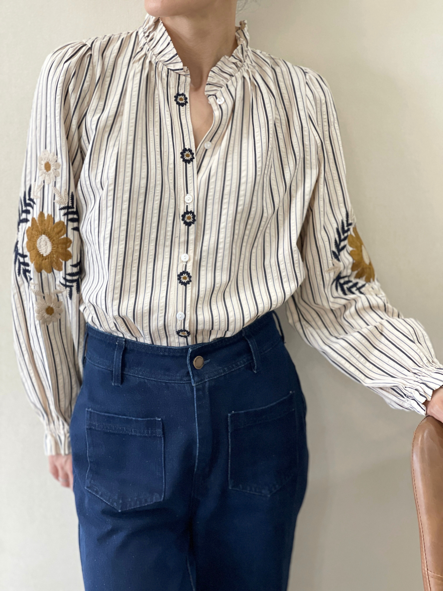 Chemise Rayures Florales