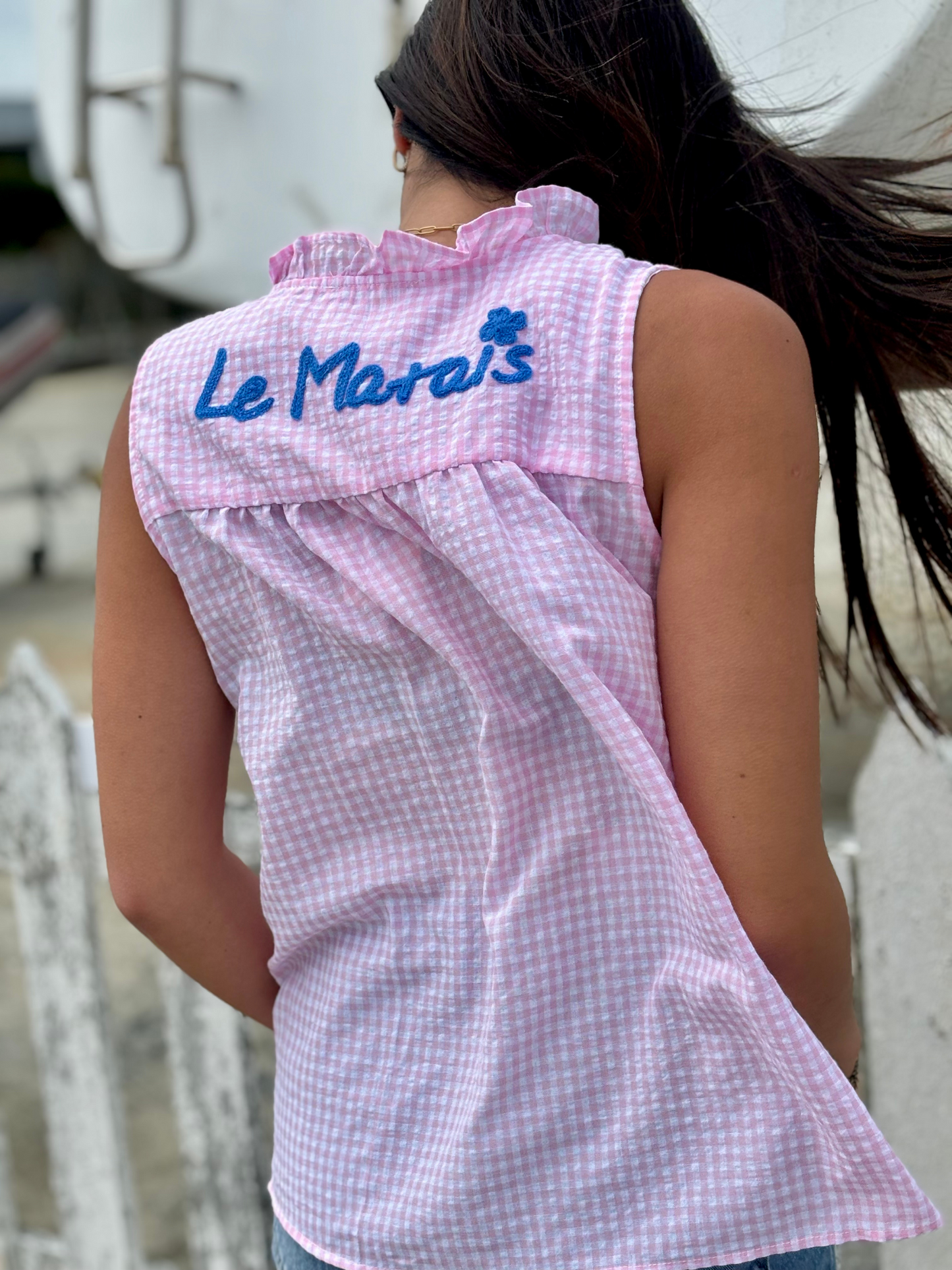 Chemise Vichy " Le Marais"