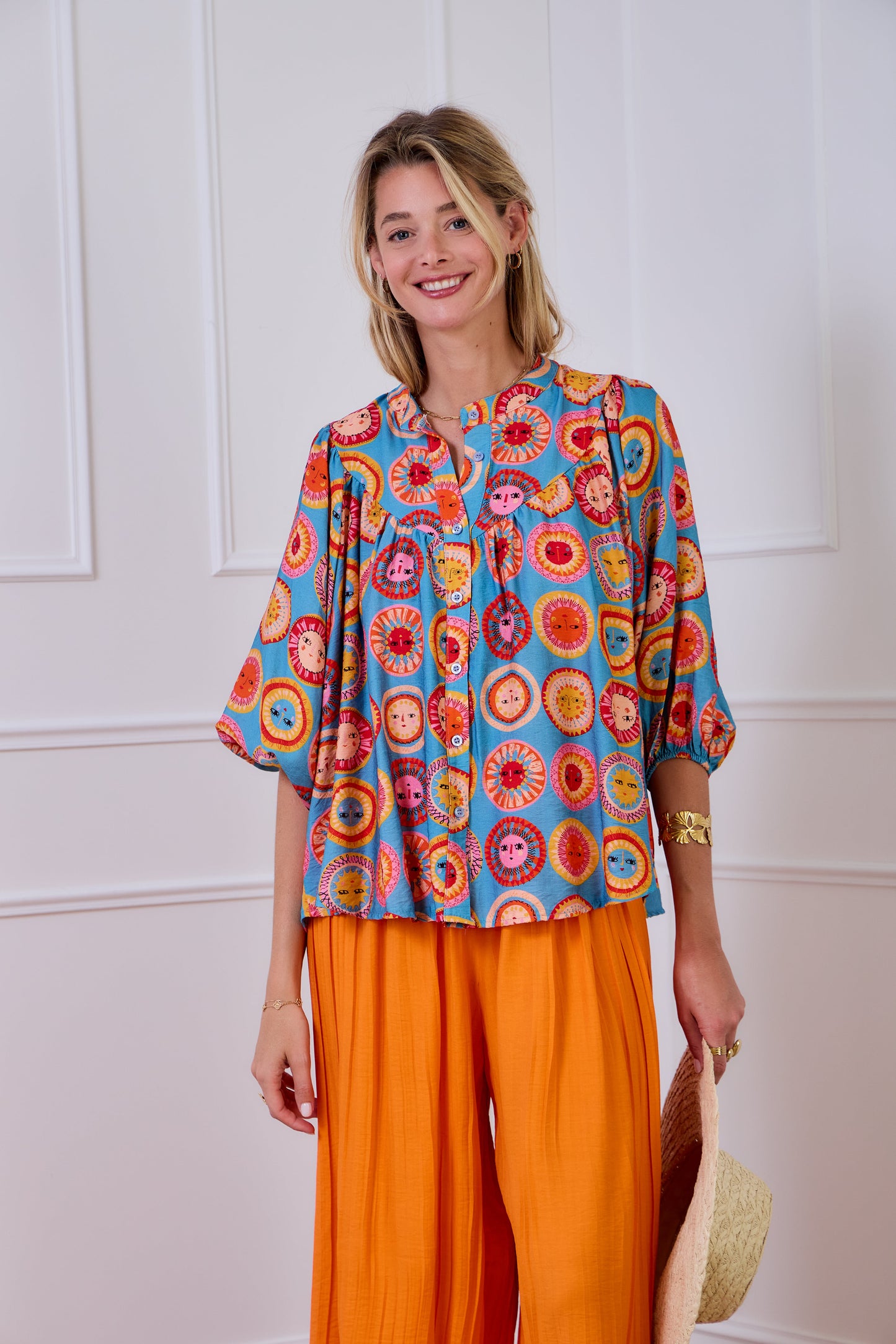 Chemise fluide imprimée
