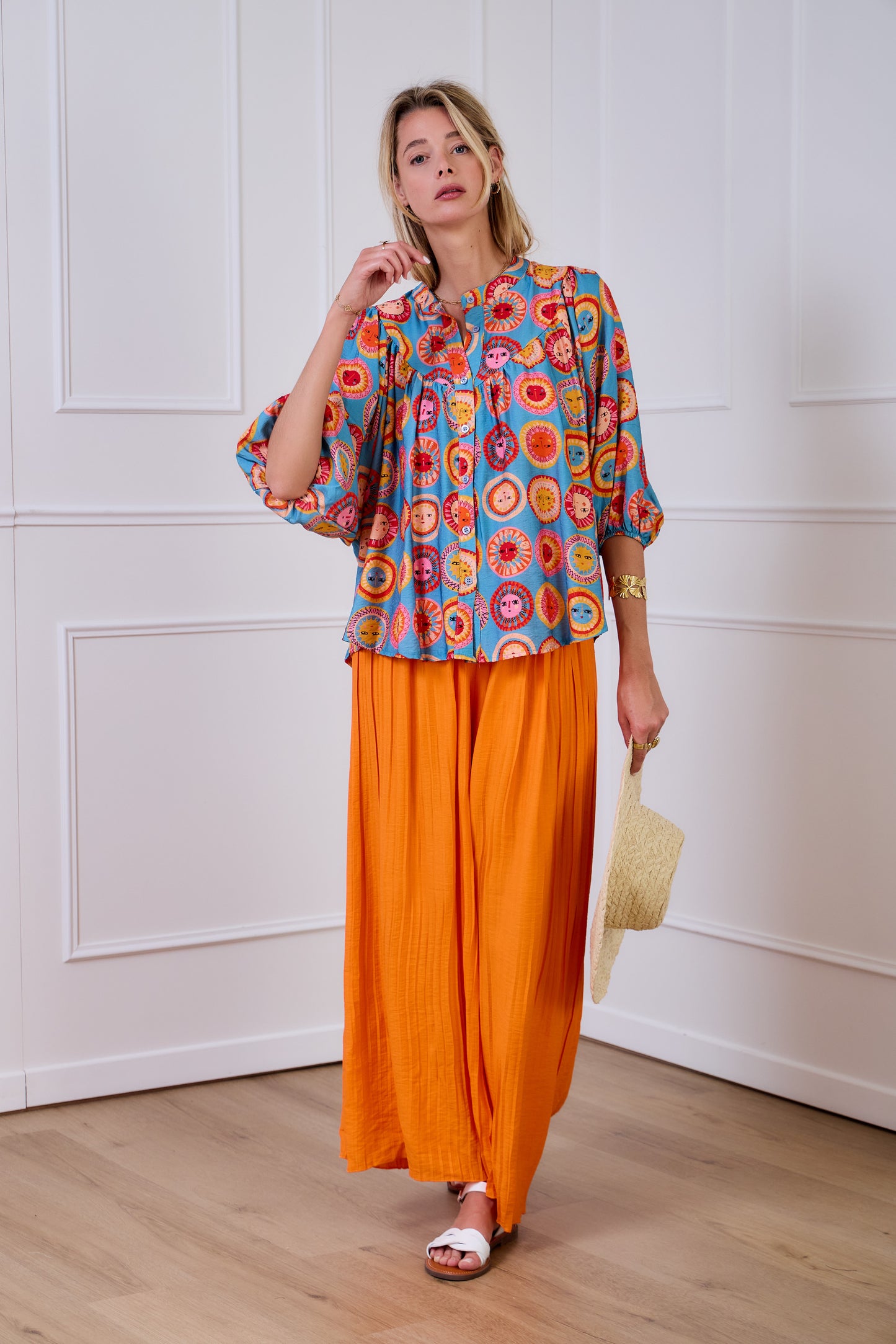 Chemise fluide imprimée