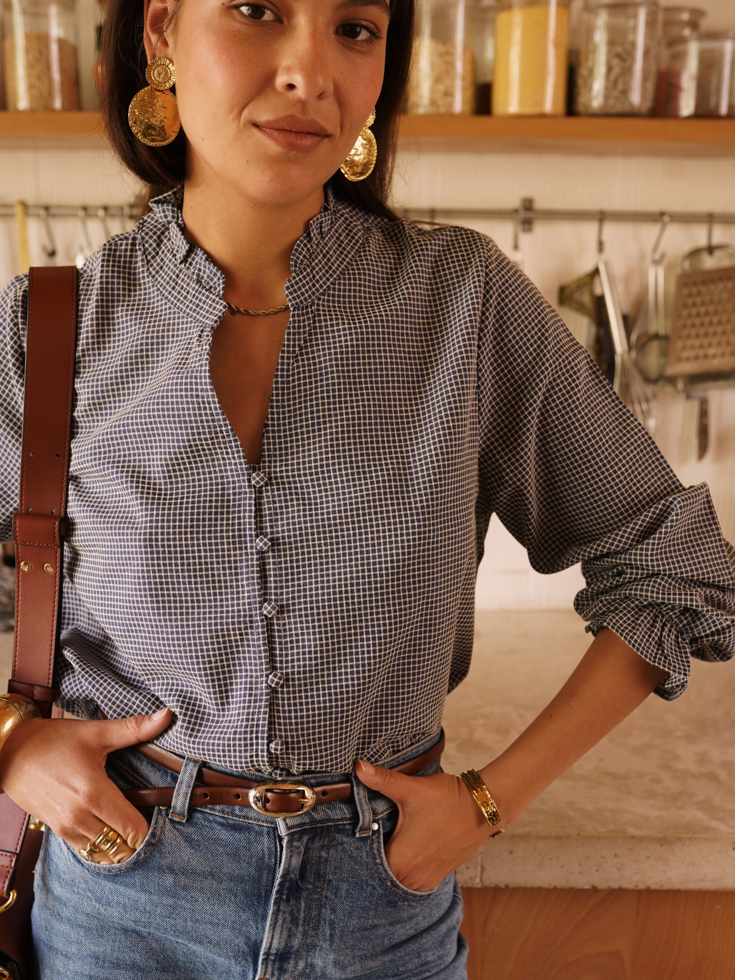 Chemise Coton Carreaux