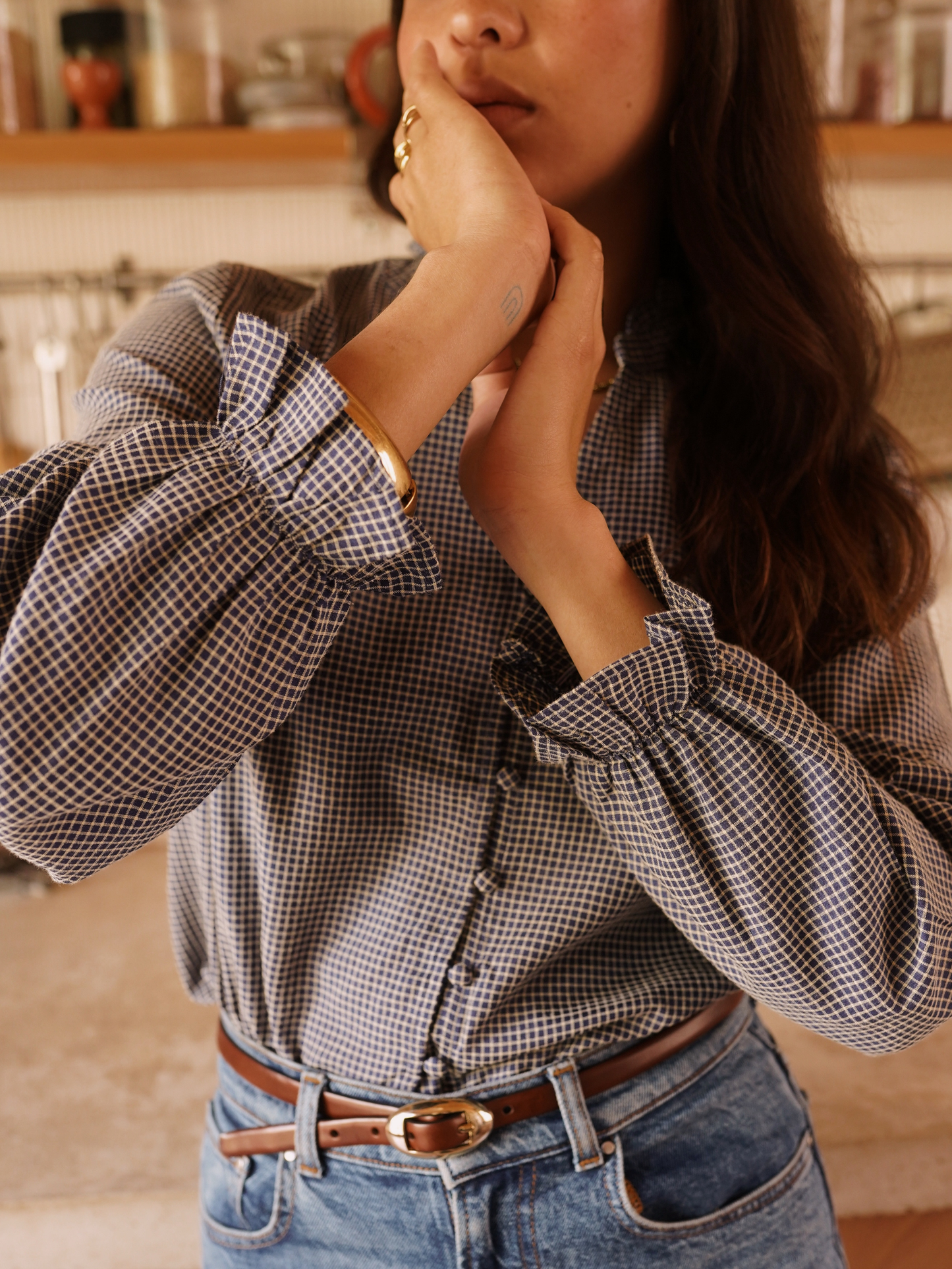 Chemise Coton Carreaux
