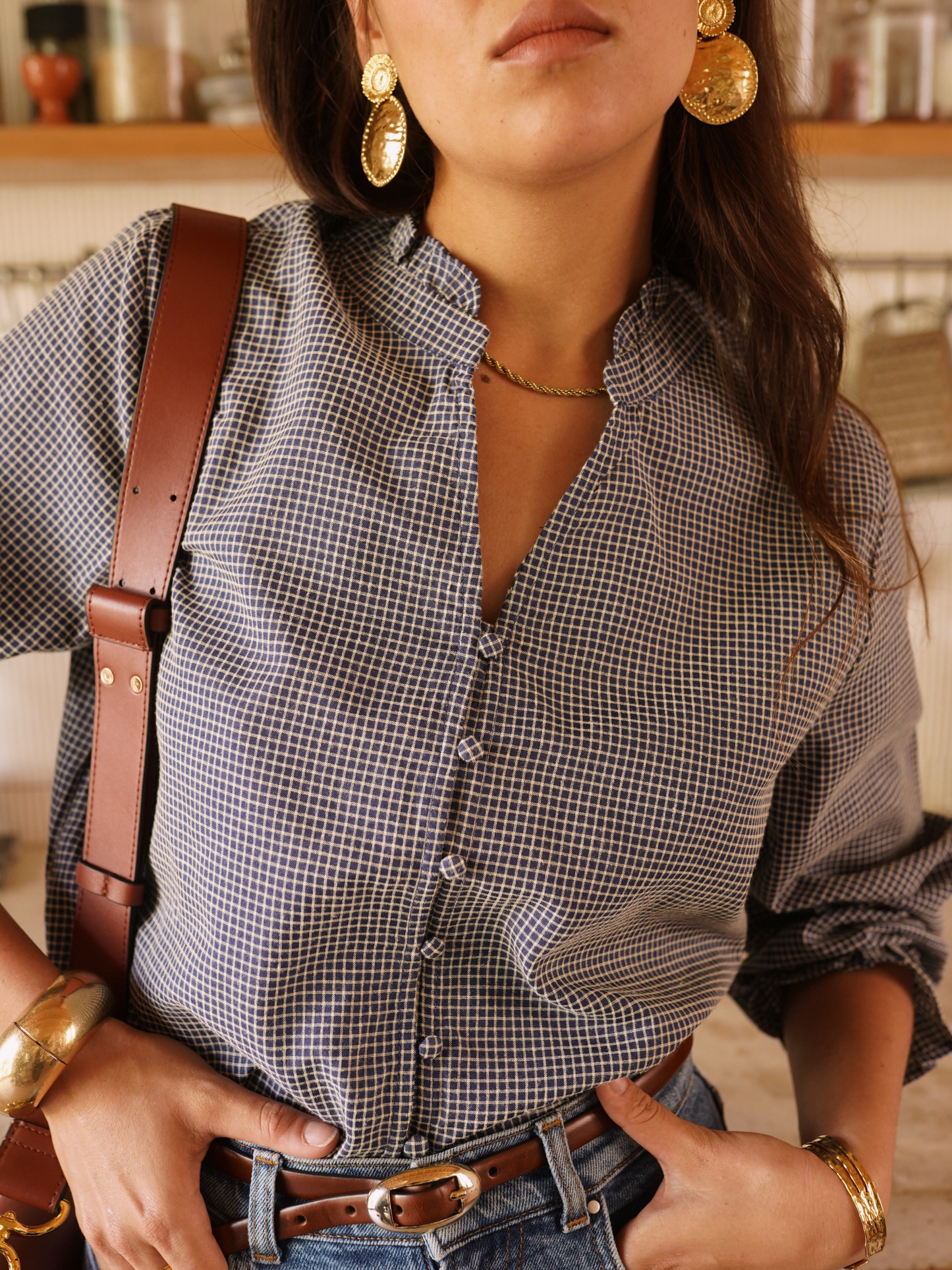 Chemise Coton Carreaux