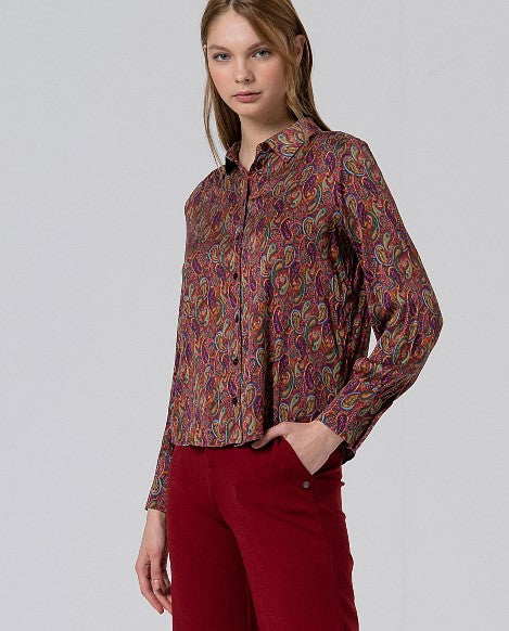 Chemisier Imprimé Paisley