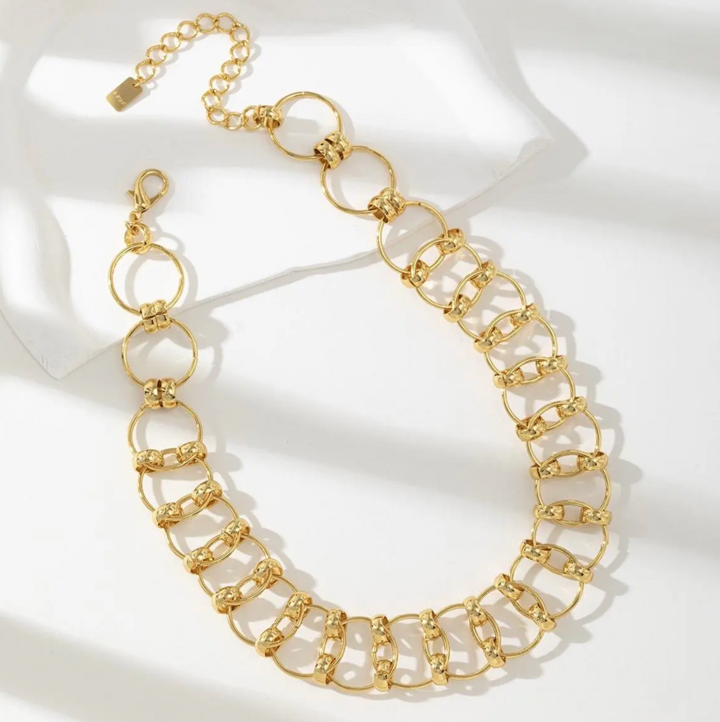 Collier Chaîne Doré Gros Maillons