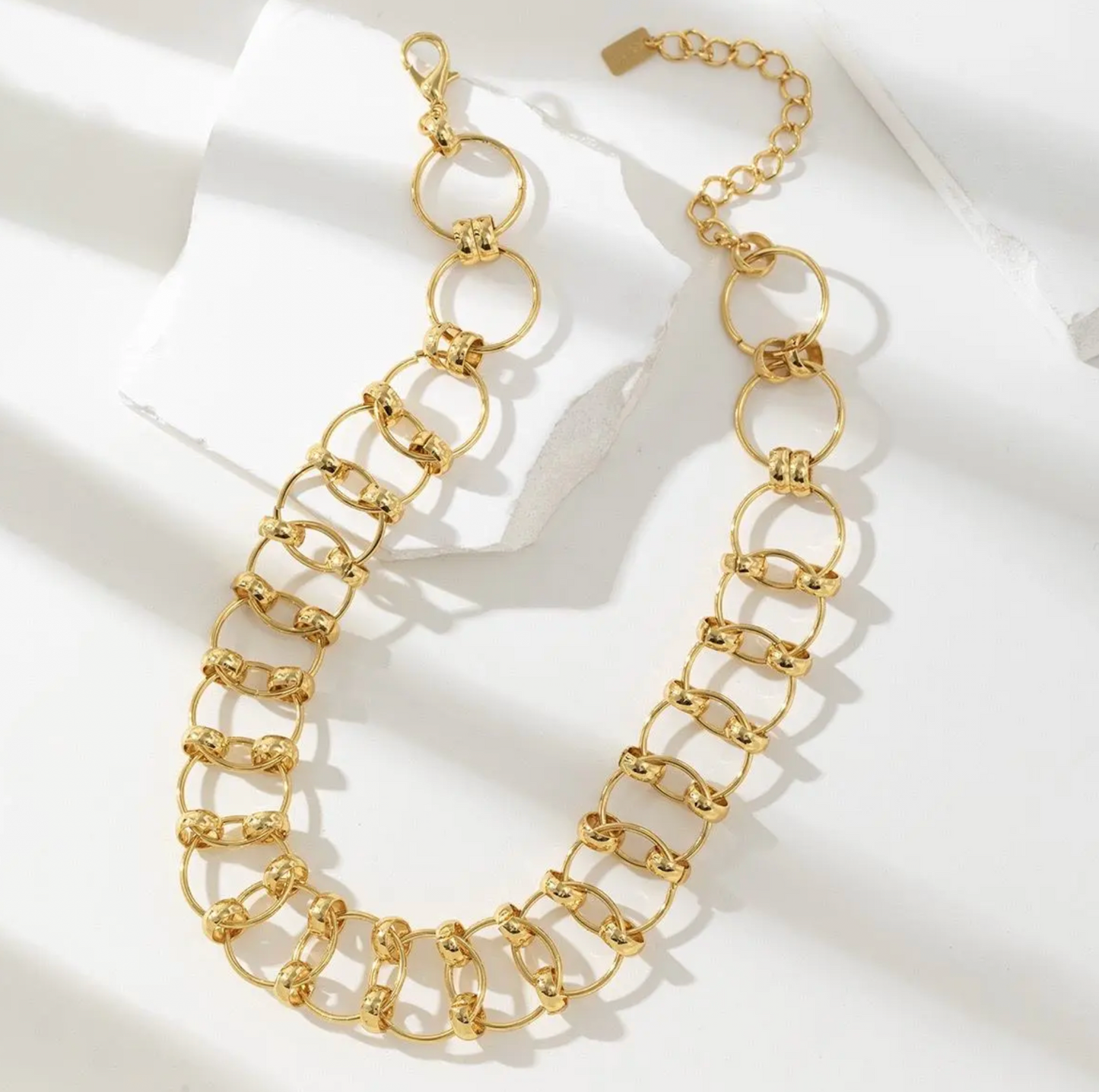 Collier Chaîne Doré Gros Maillons