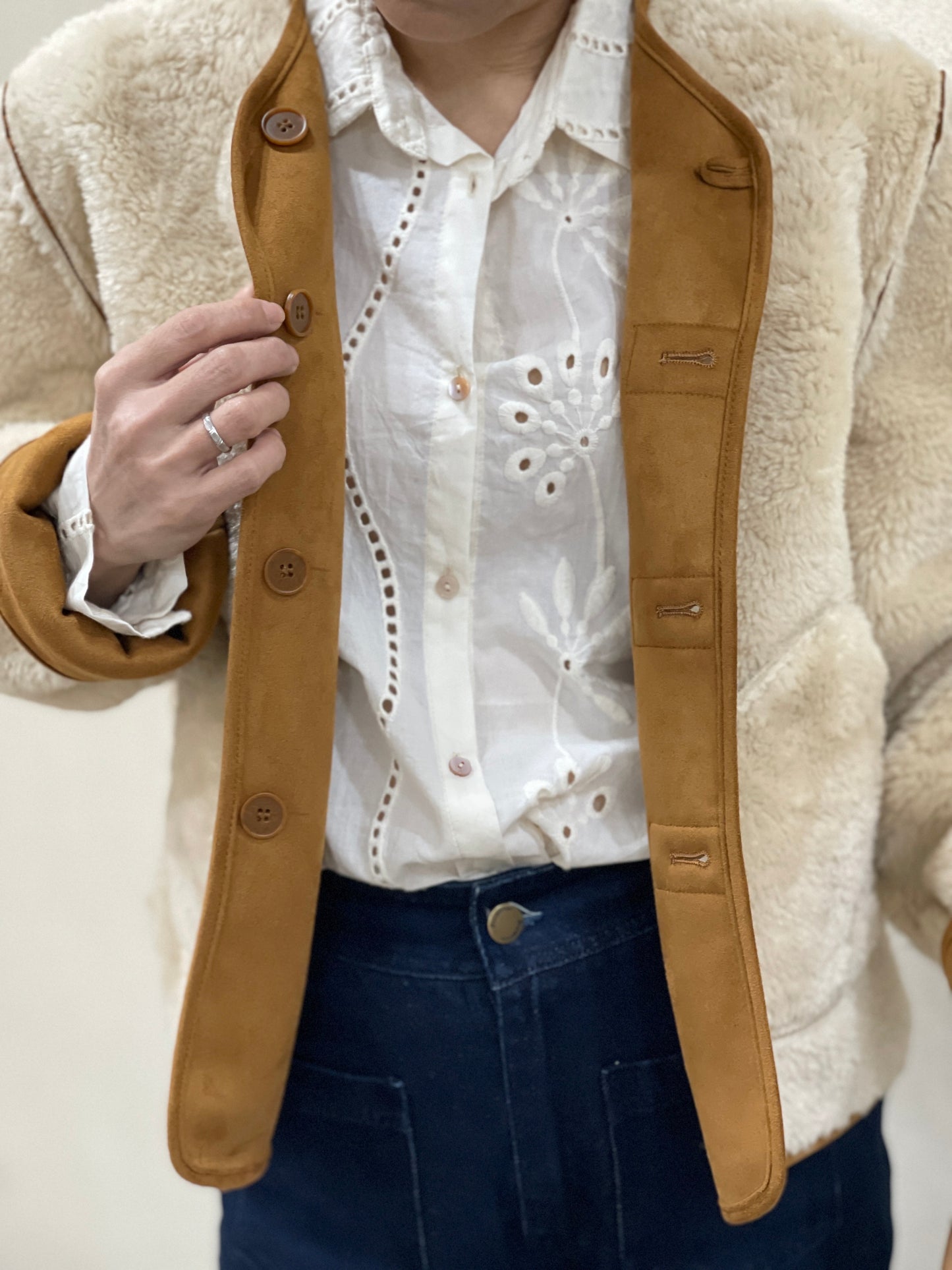 Veste Réversible effet Mouton