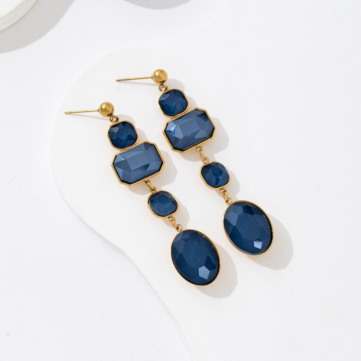 Boucles Pendantes Colorées