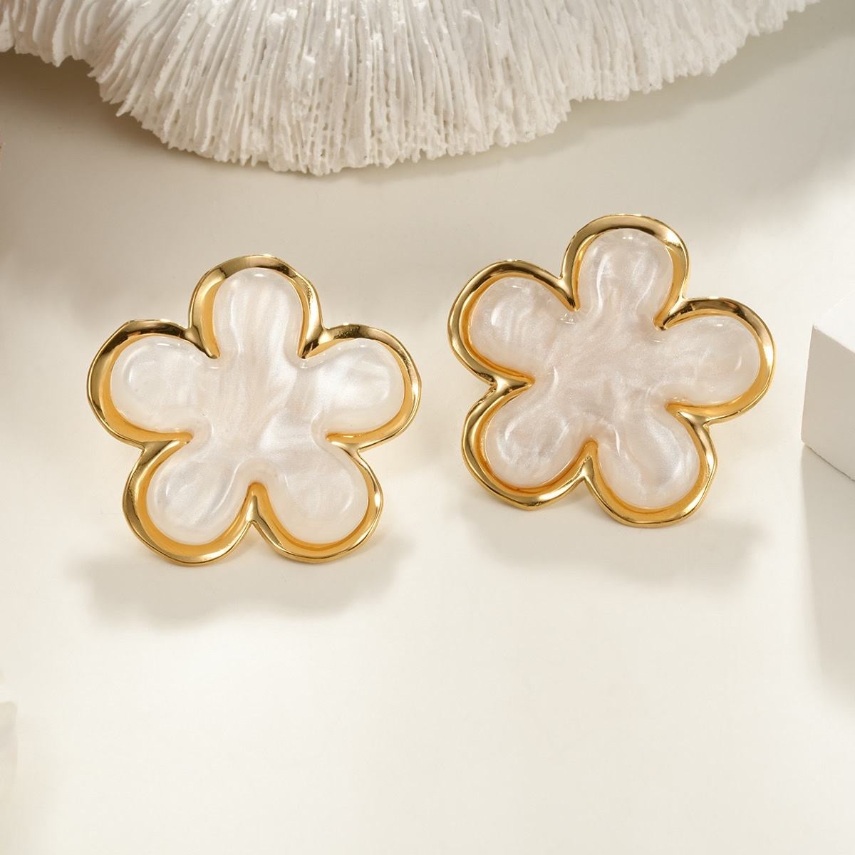 Boucles Fleur Nacrée