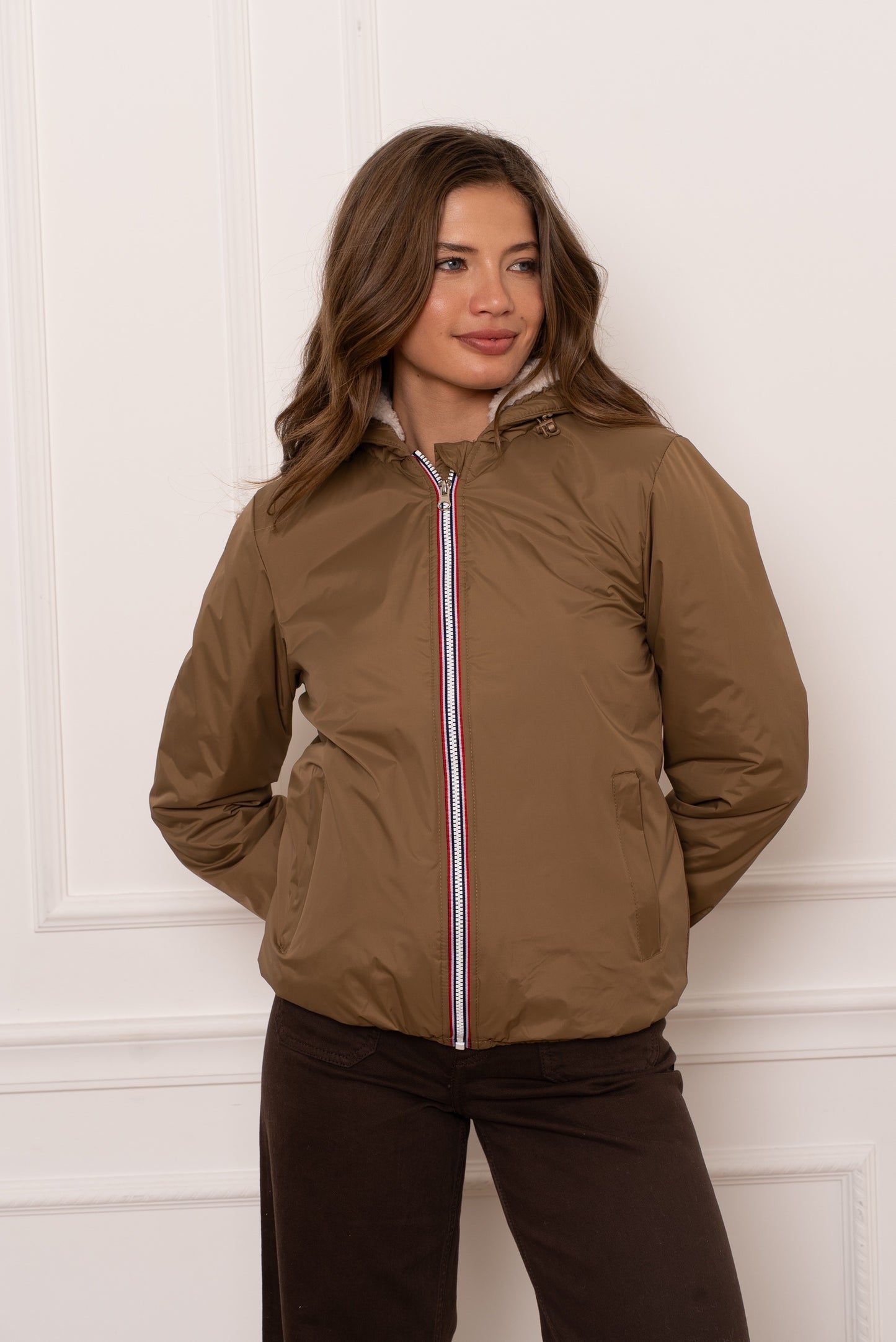 Imperméable Fourré Sherpa Court