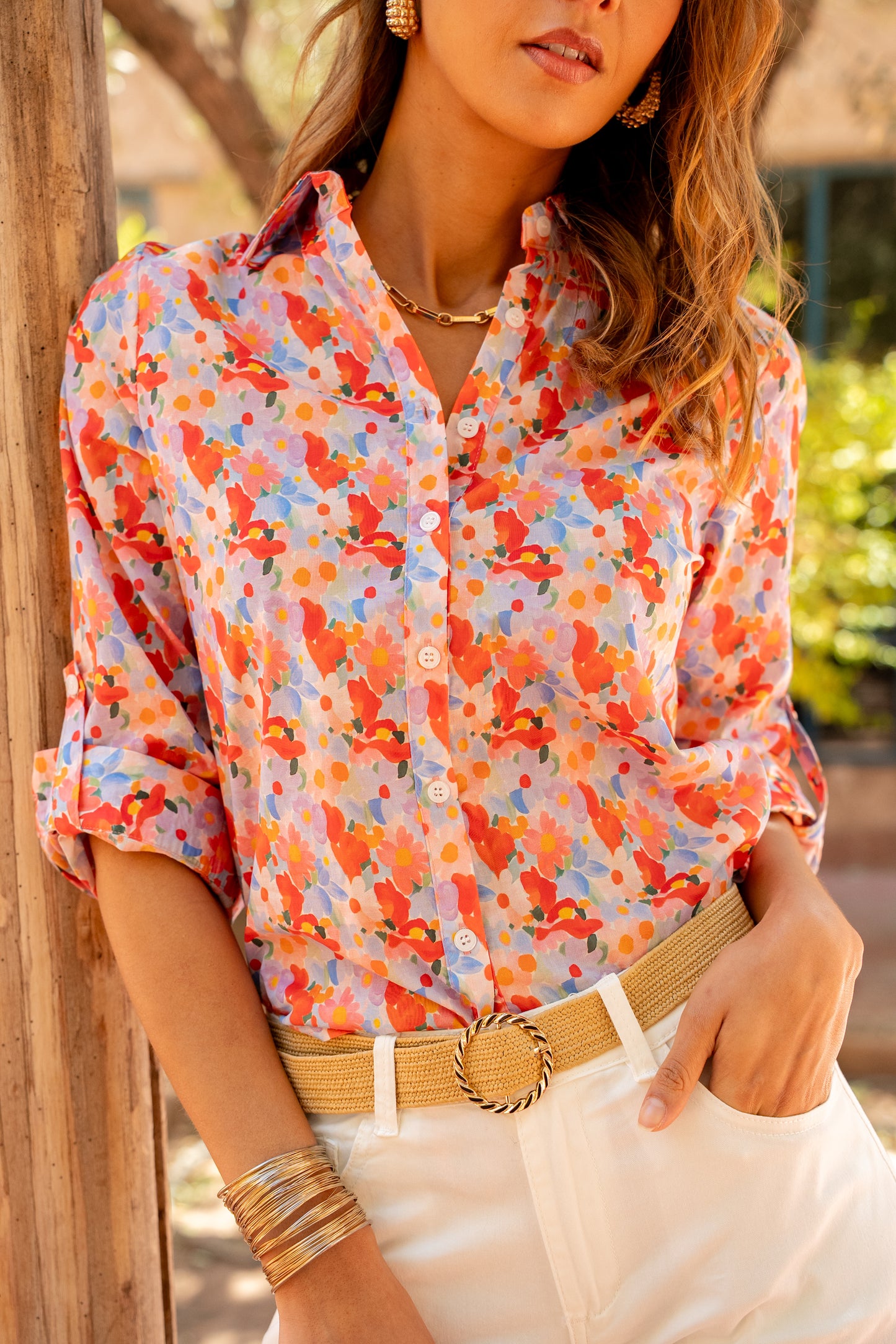 Chemise Fleurie Vive