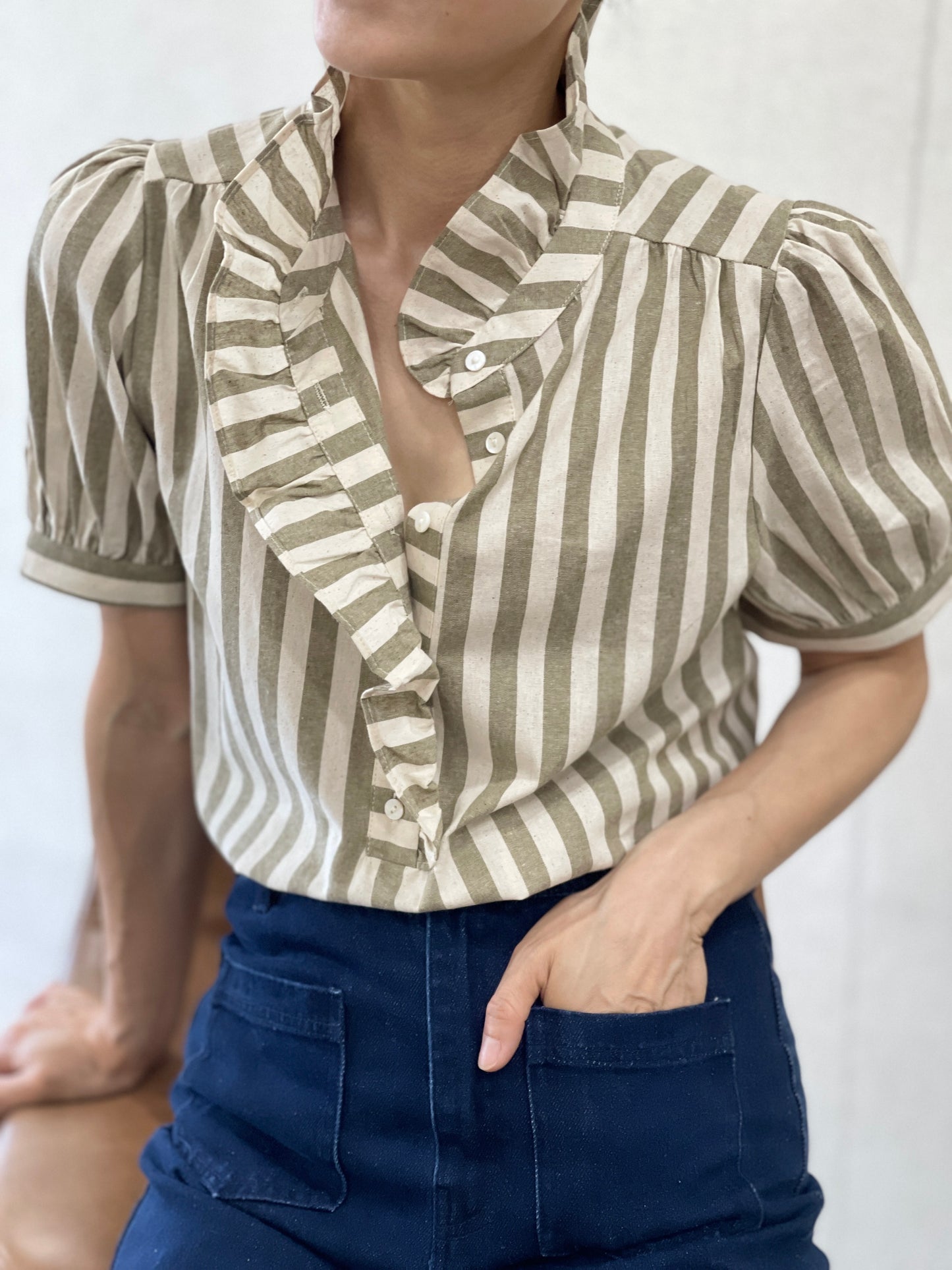 Chemise Structurée Rayée