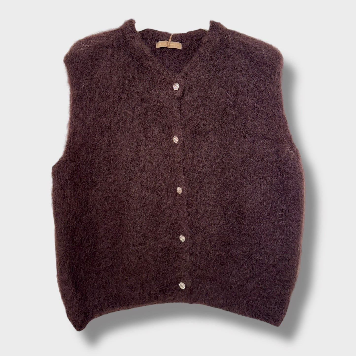 Gilet sans Manches 80% Mohair
