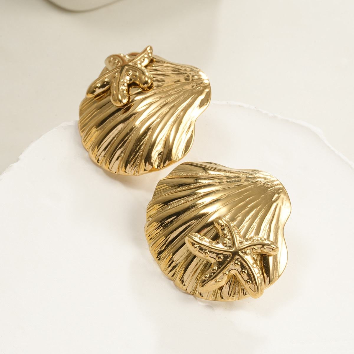 Boucles Coquillage Étoile