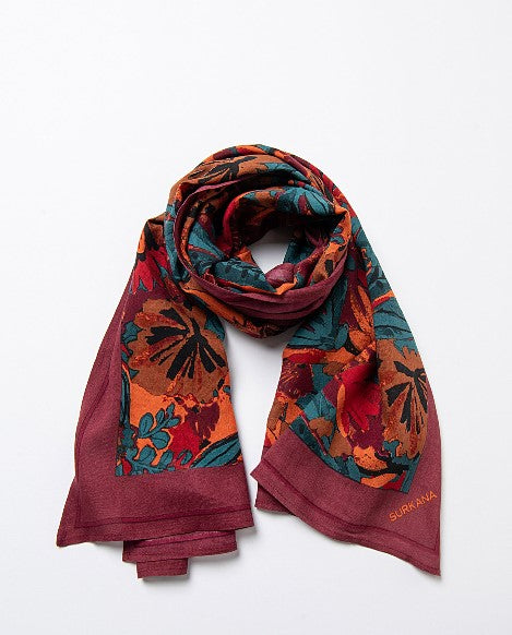 Écharpe Florale Bohème