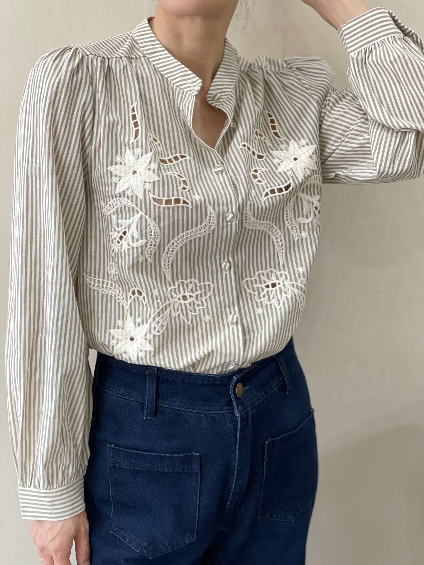 Chemise Coton Rayures Fines