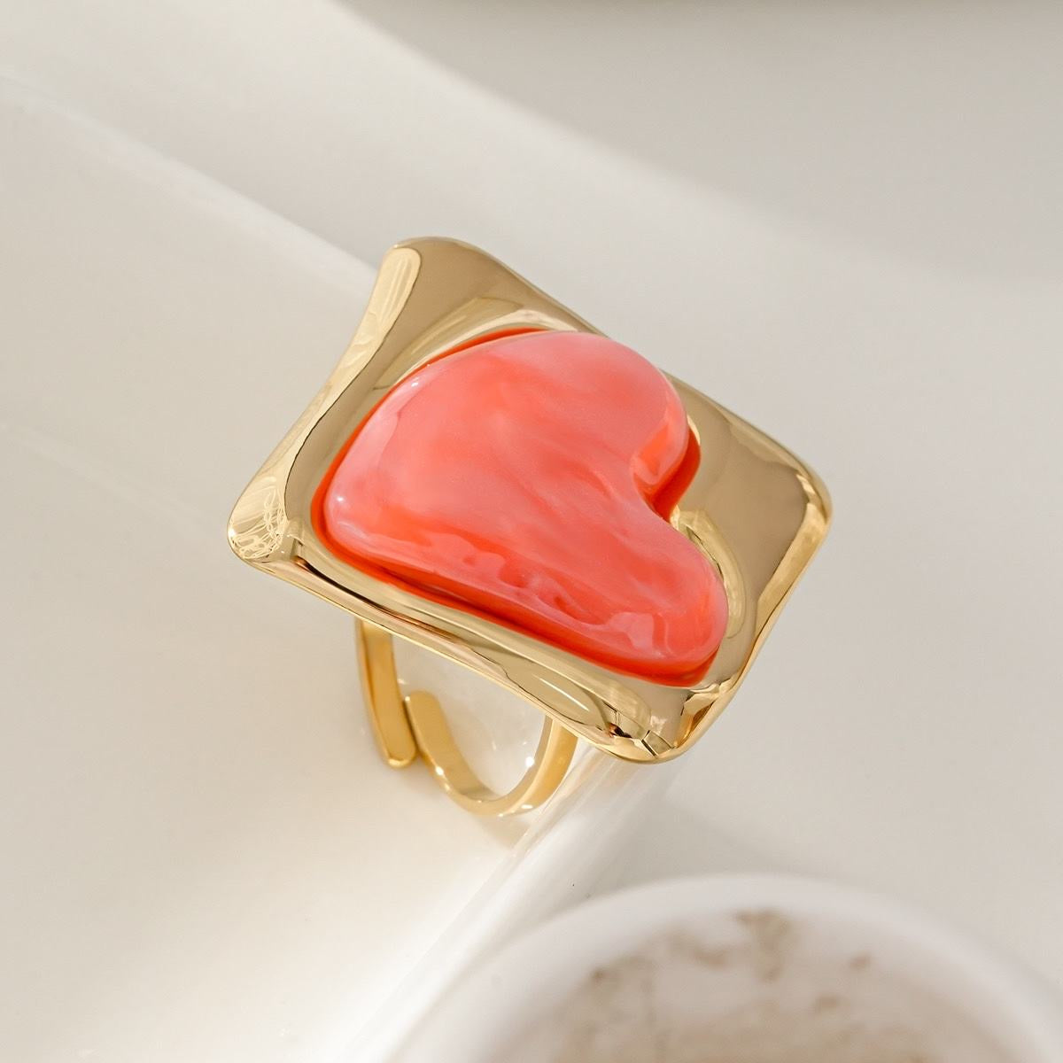 Bague fantaisie "Cœur Lovy"
