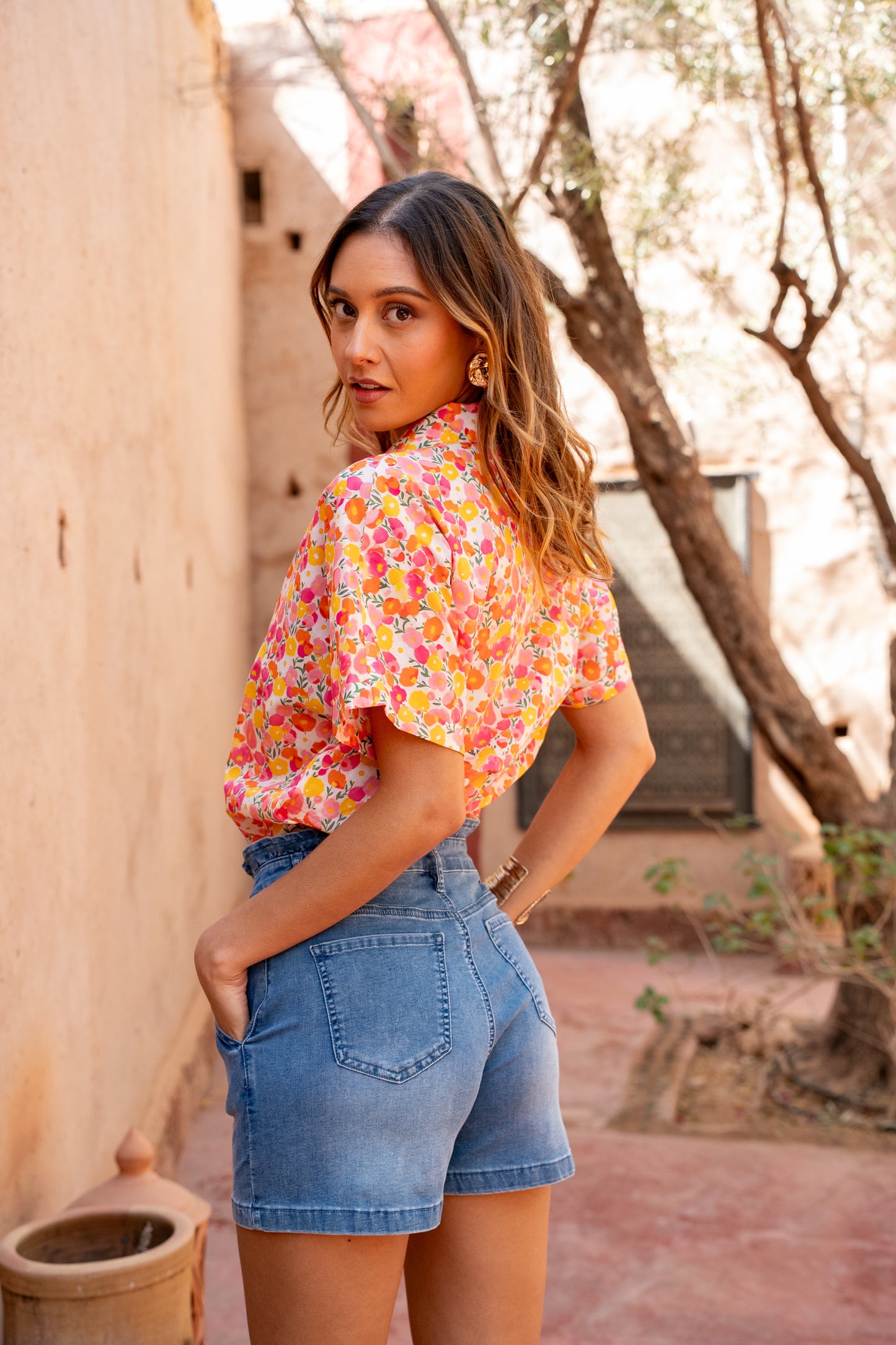 Chemise "Fleur d’Été"