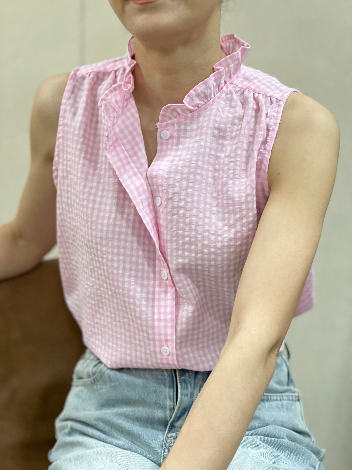 Chemise Vichy " Le Marais"