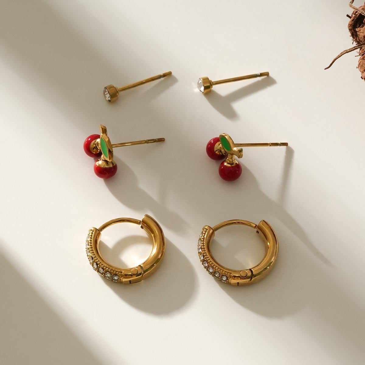 Boucles d'Oreilles "Mix & Match Fruitée"