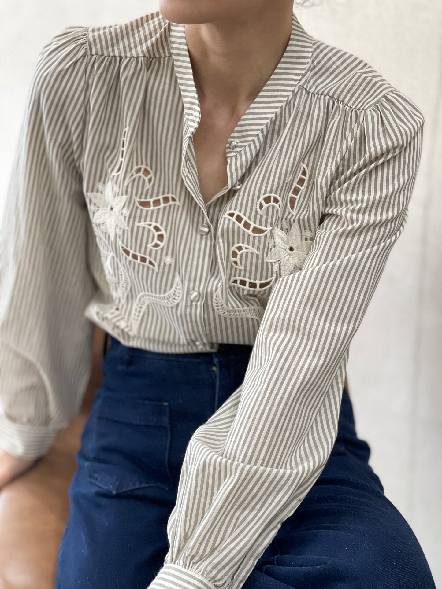 Chemise Coton Rayures Fines