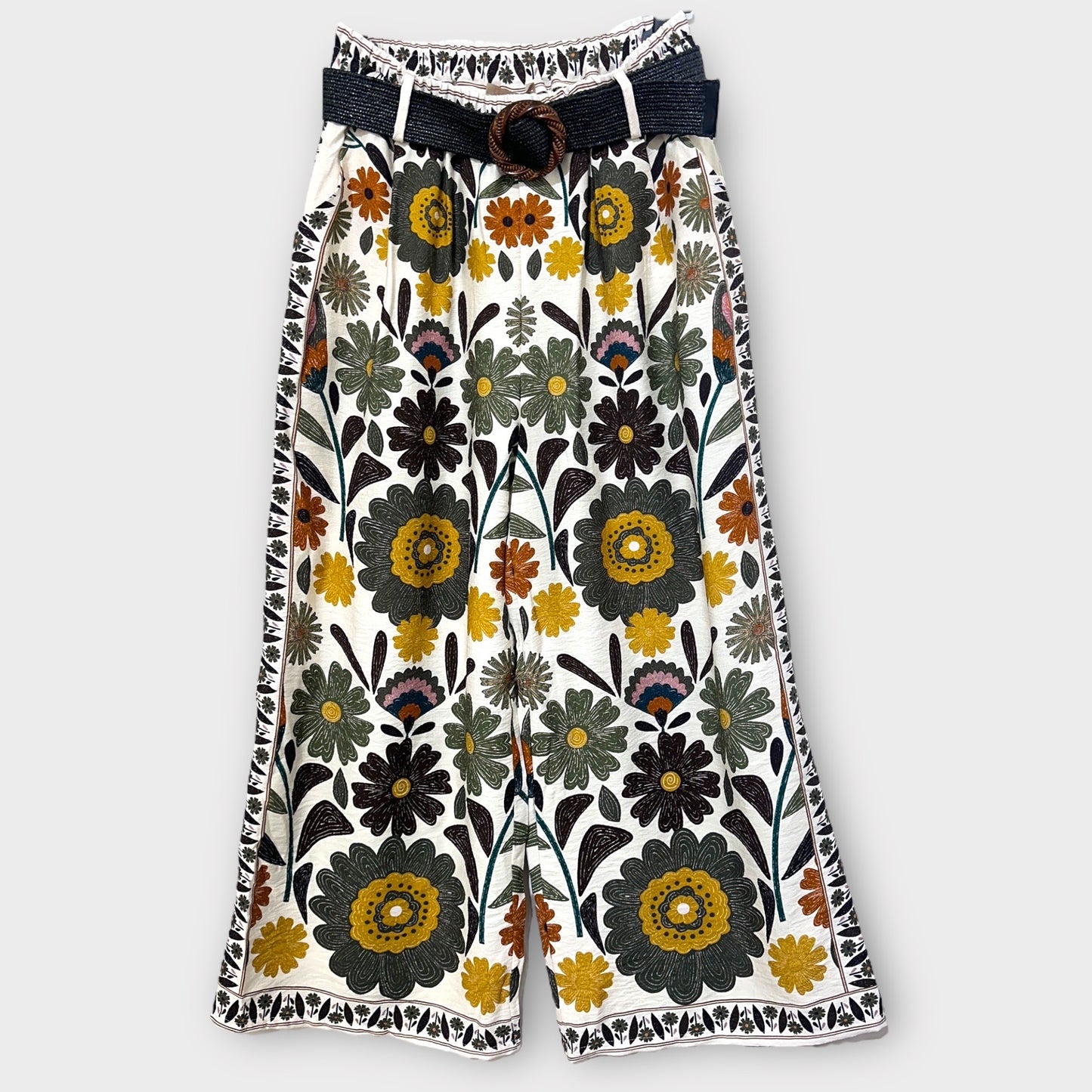 Pantalon Fluide Floral