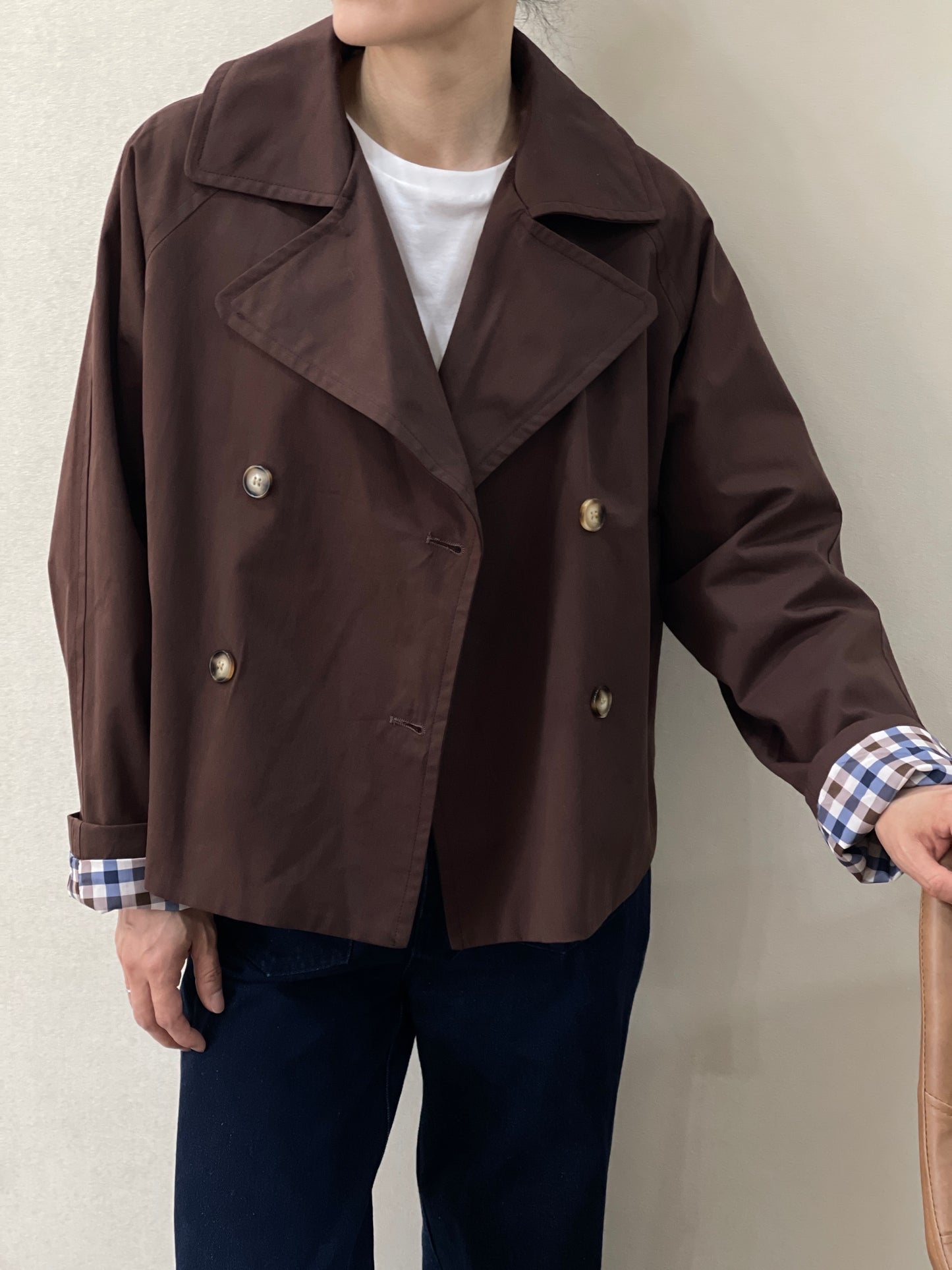 Veste Trench Marron