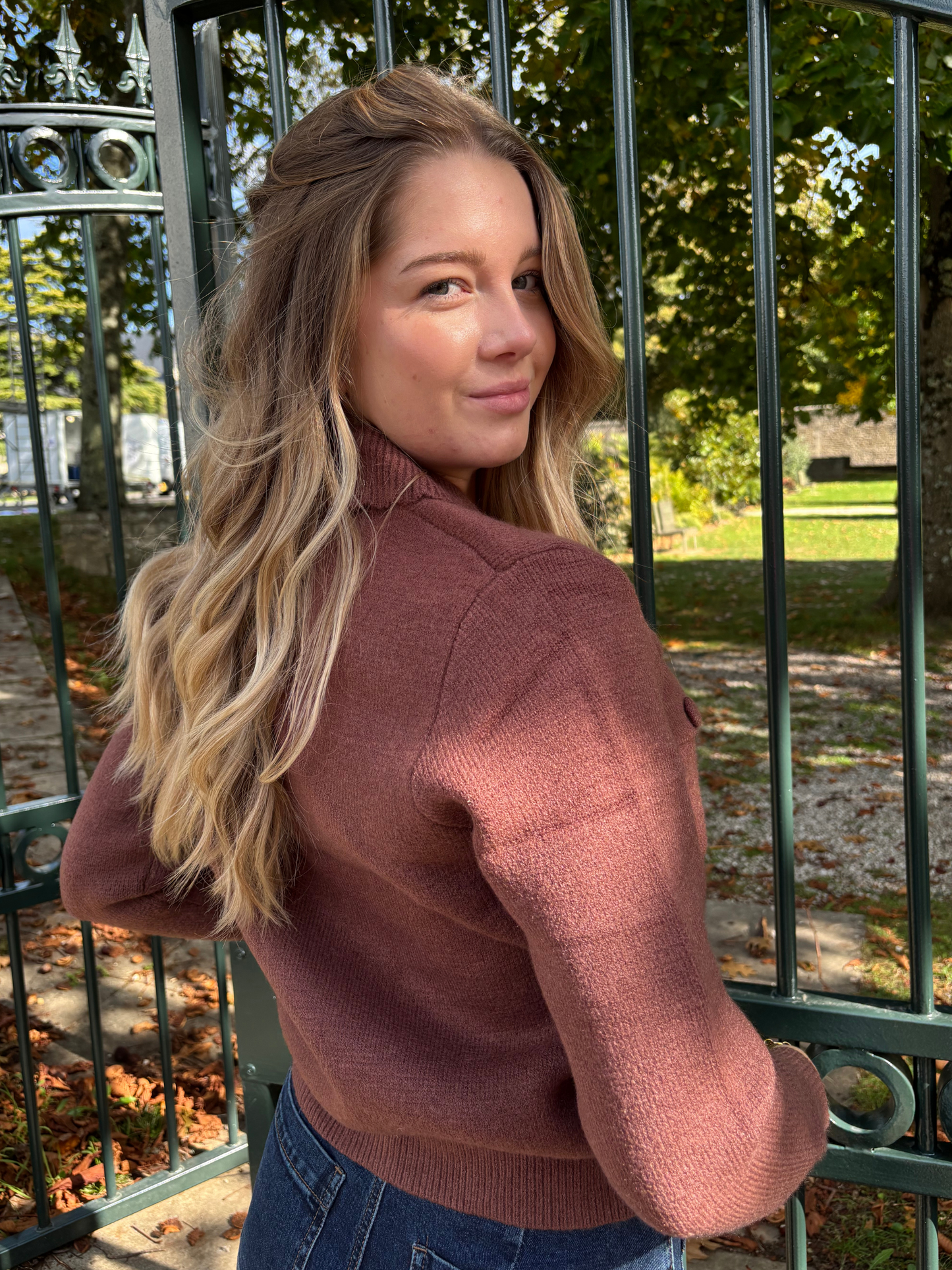 Gilet Col Chemise