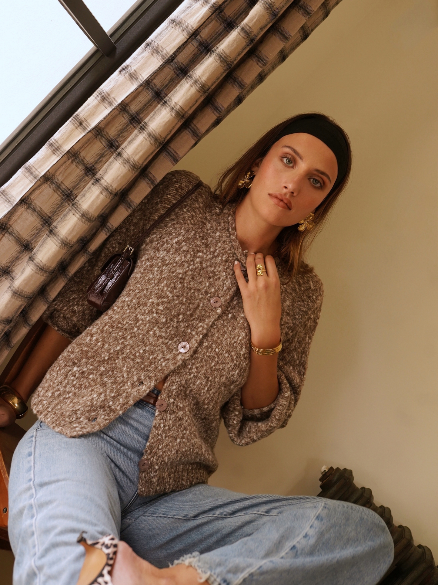 Gilet Maille Chinée