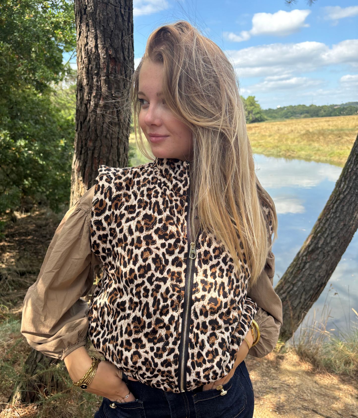 Gilet Animal Print