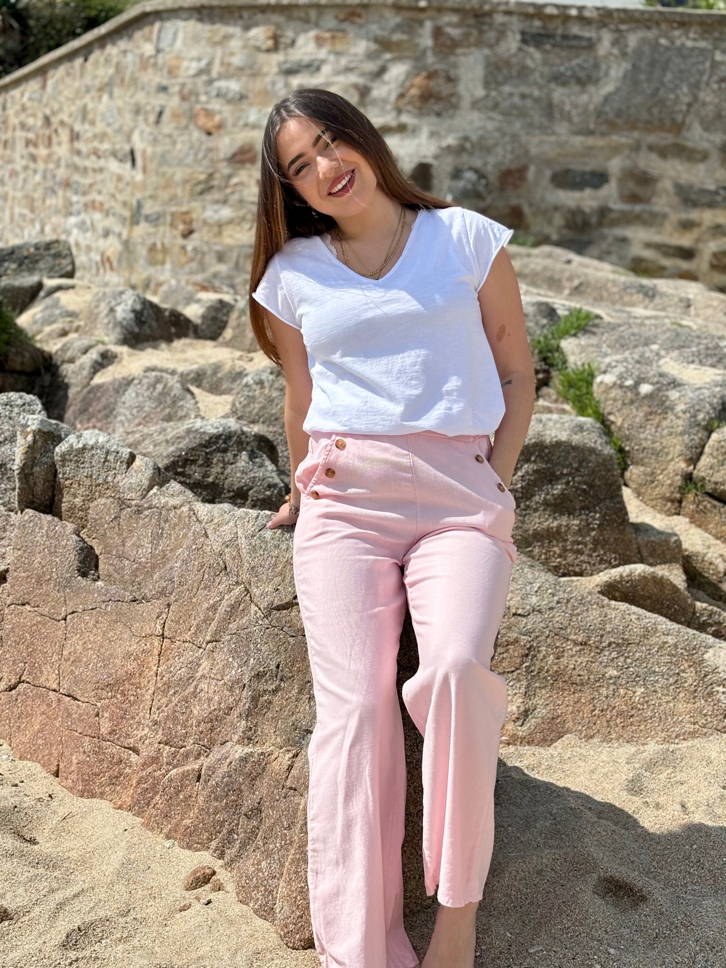 Pantalon en Toile de Coton