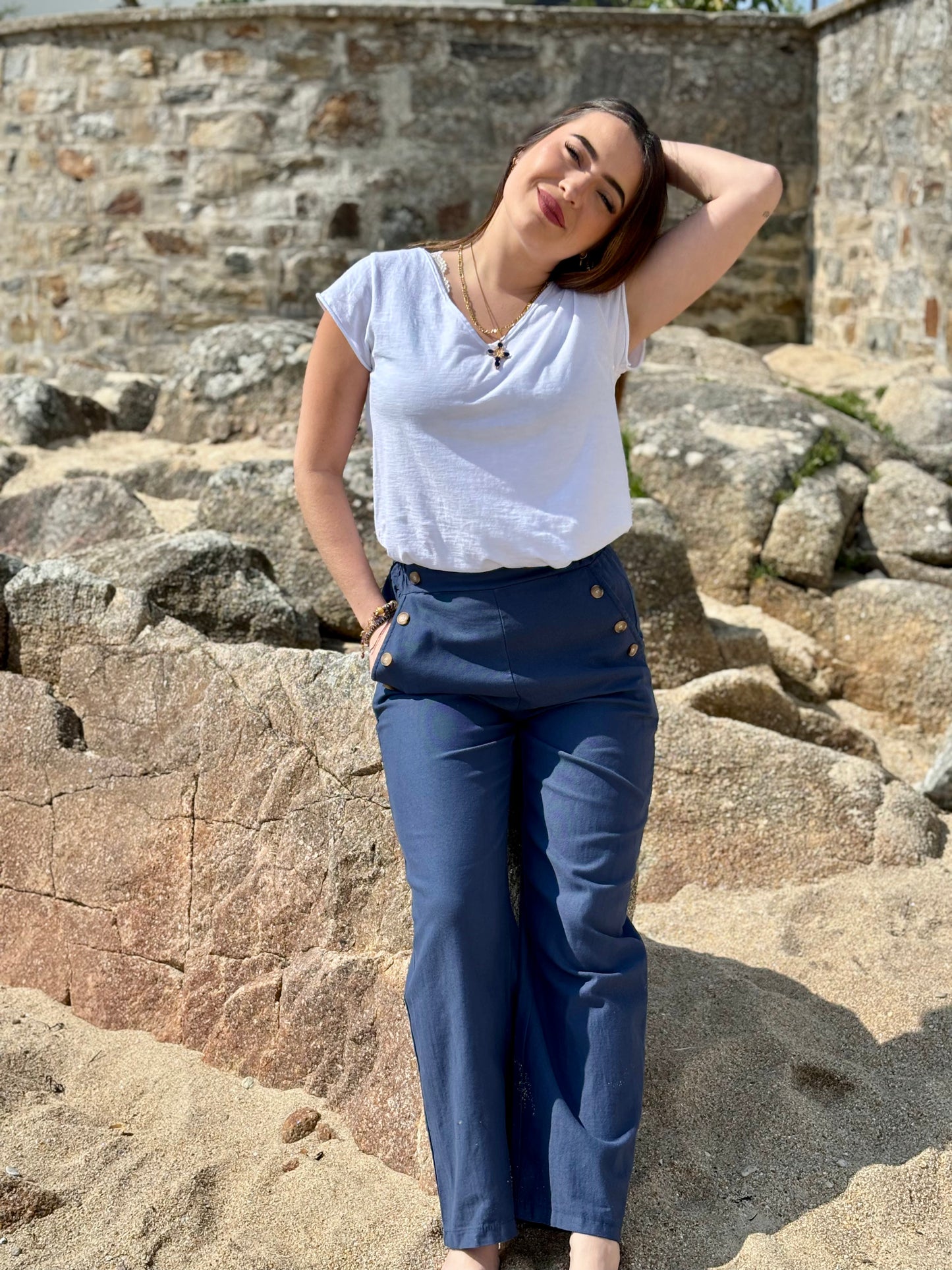 Pantalon en Toile de Coton