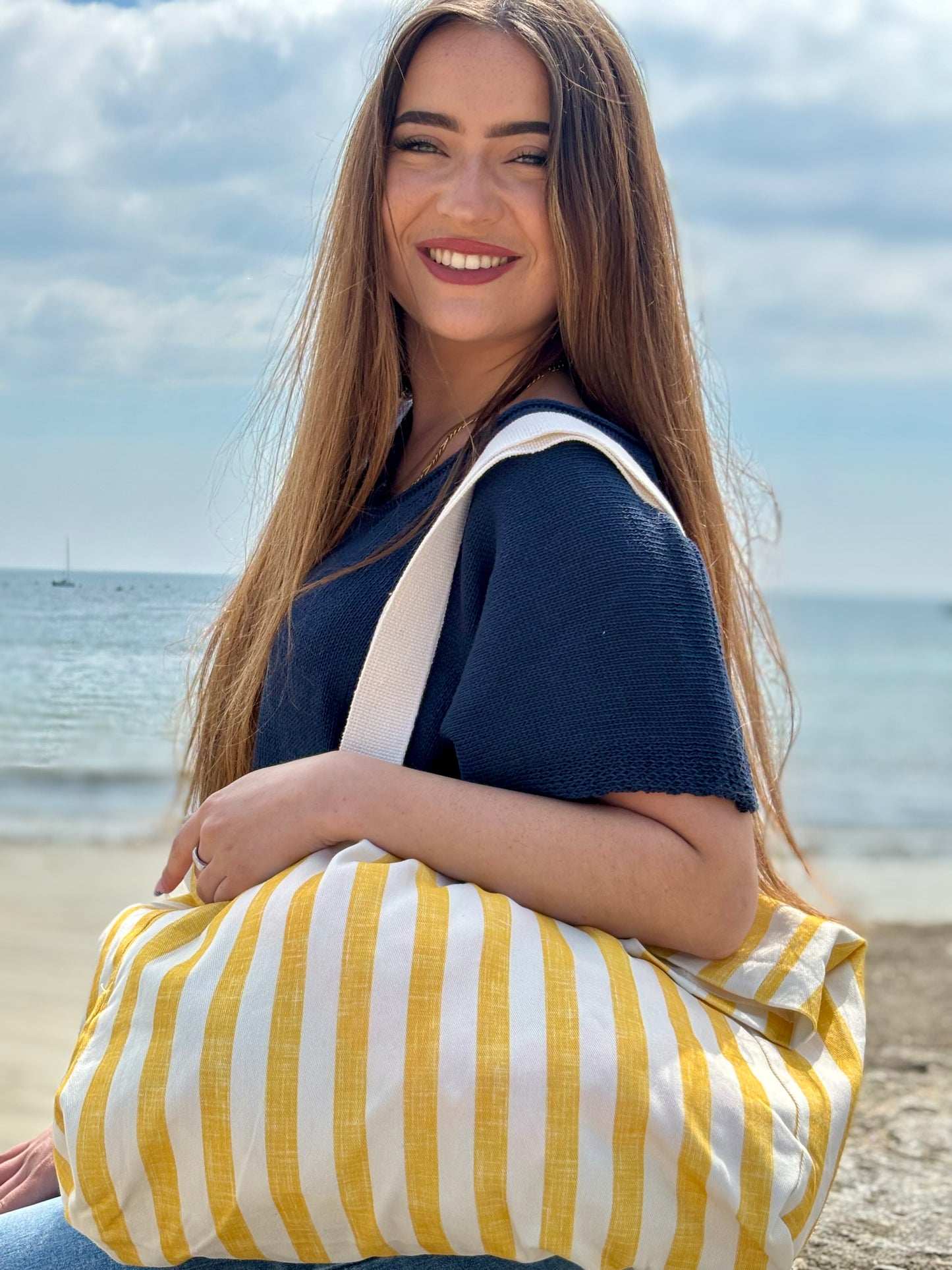 Cabas "Marinella" Rayé
