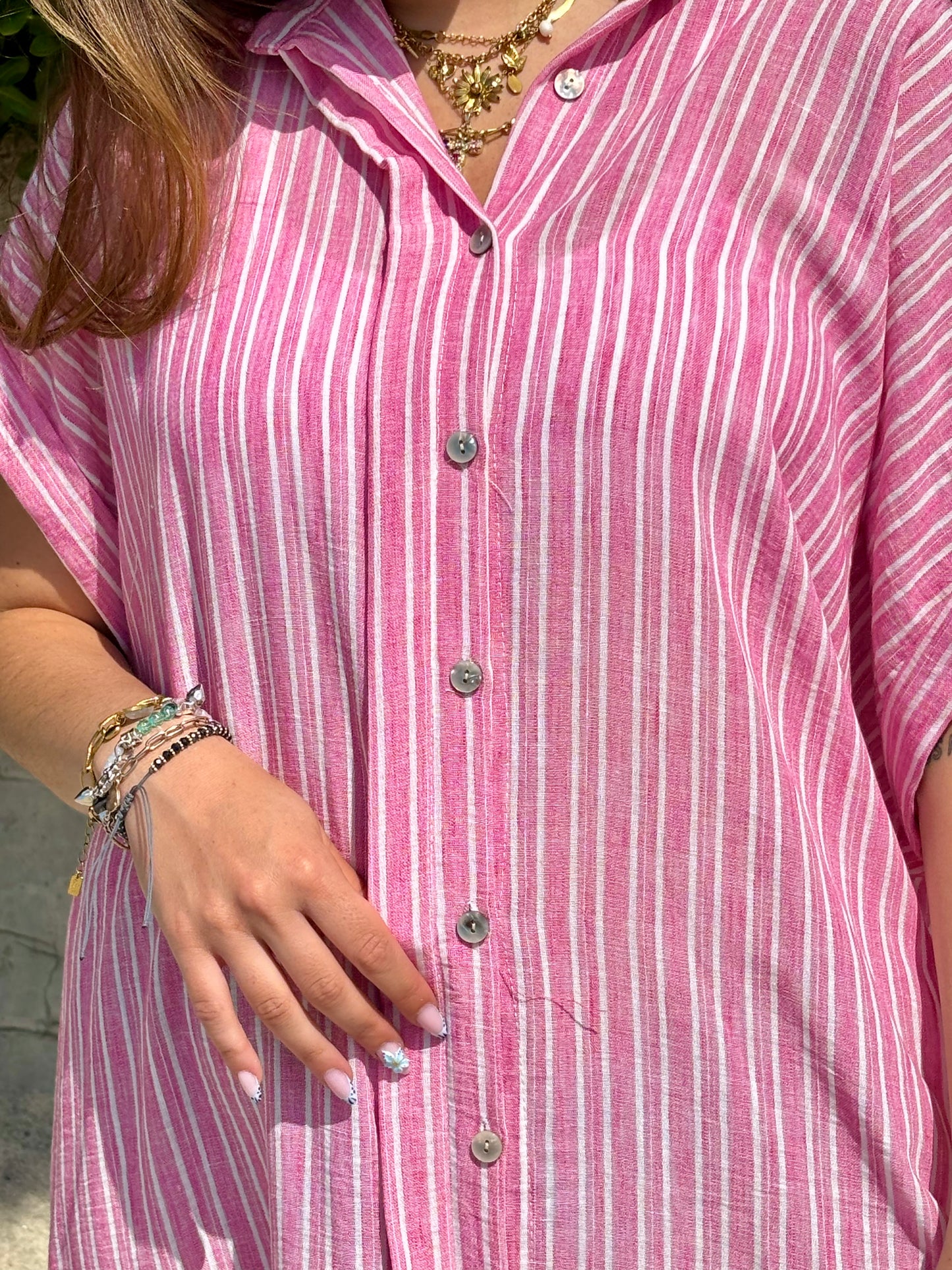 Robe Chemise Rayée