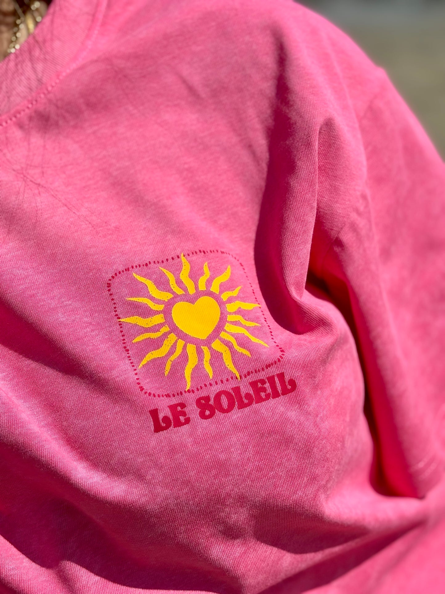 Tee-shirt en Coton fuchsia